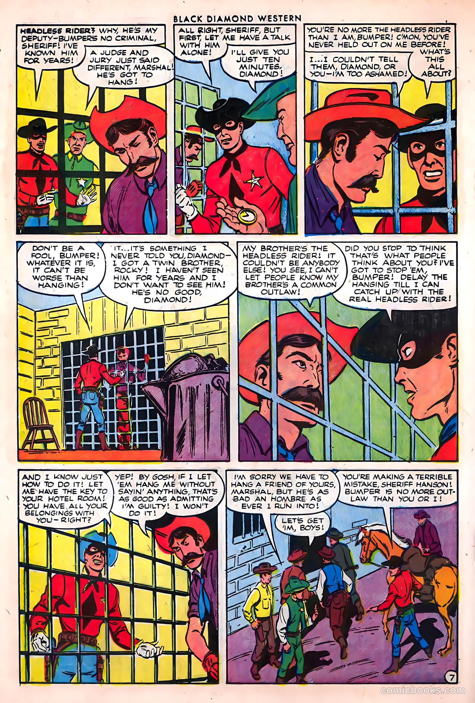 Black Diamond Western #42 (1953) — page 18