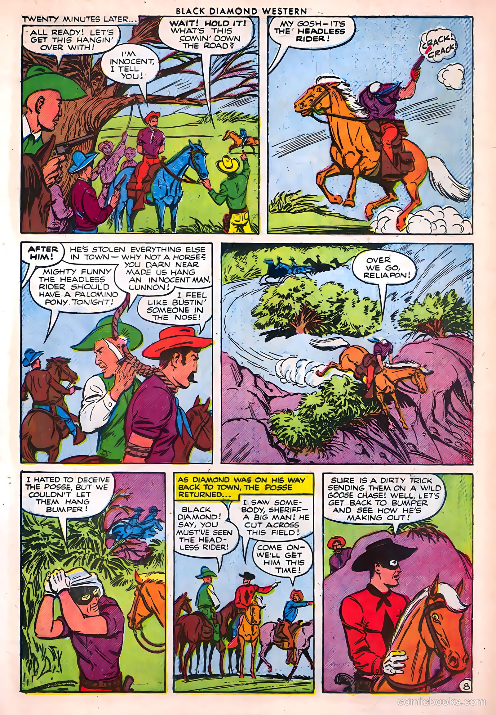 Black Diamond Western #42 (1953) — page 19