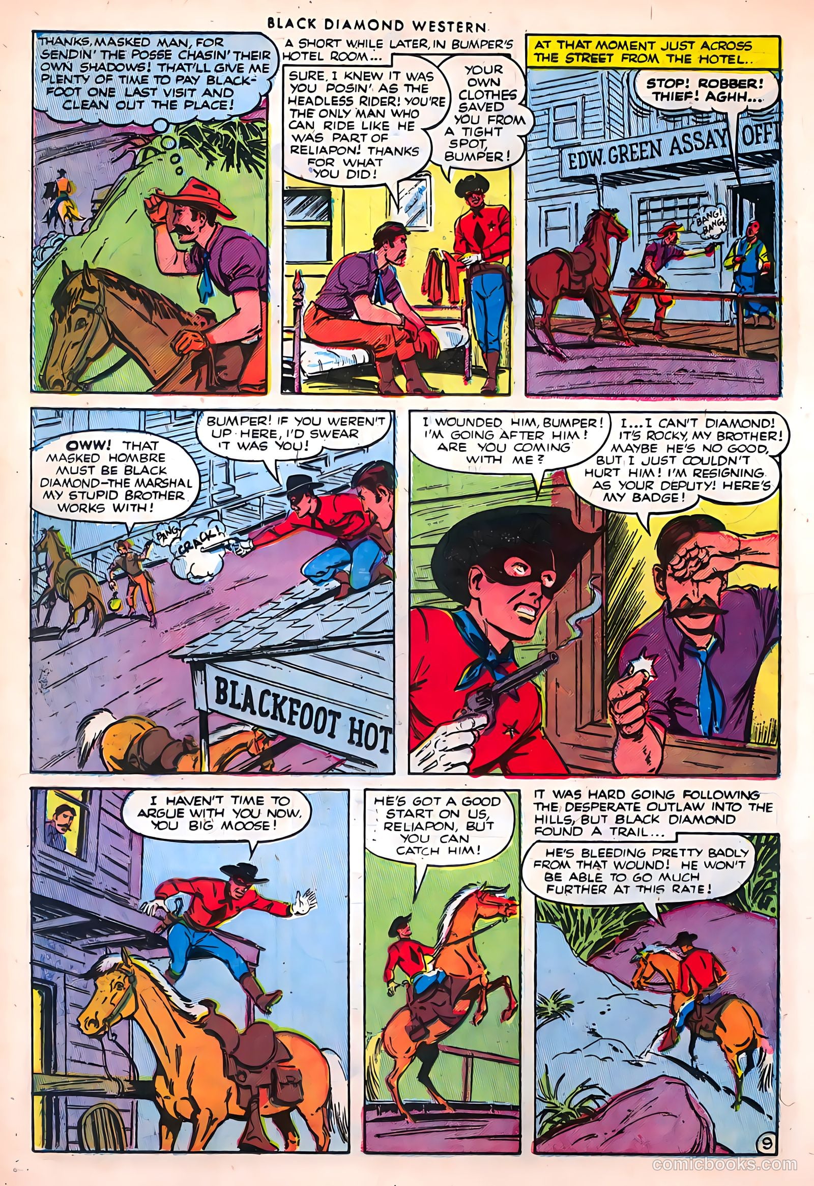 Black Diamond Western #42 (1953) — page 20