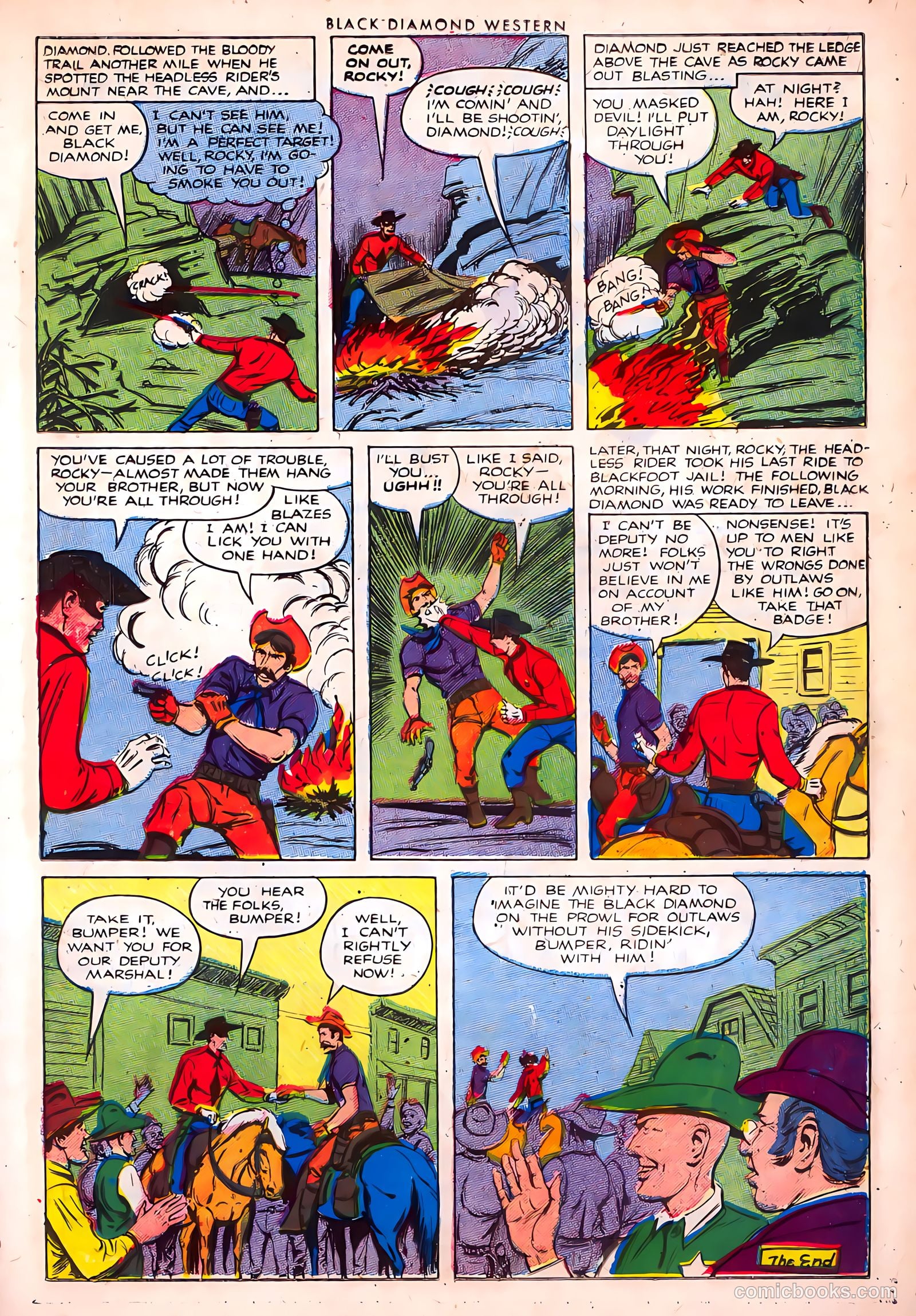 Black Diamond Western #42 (1953) — page 21