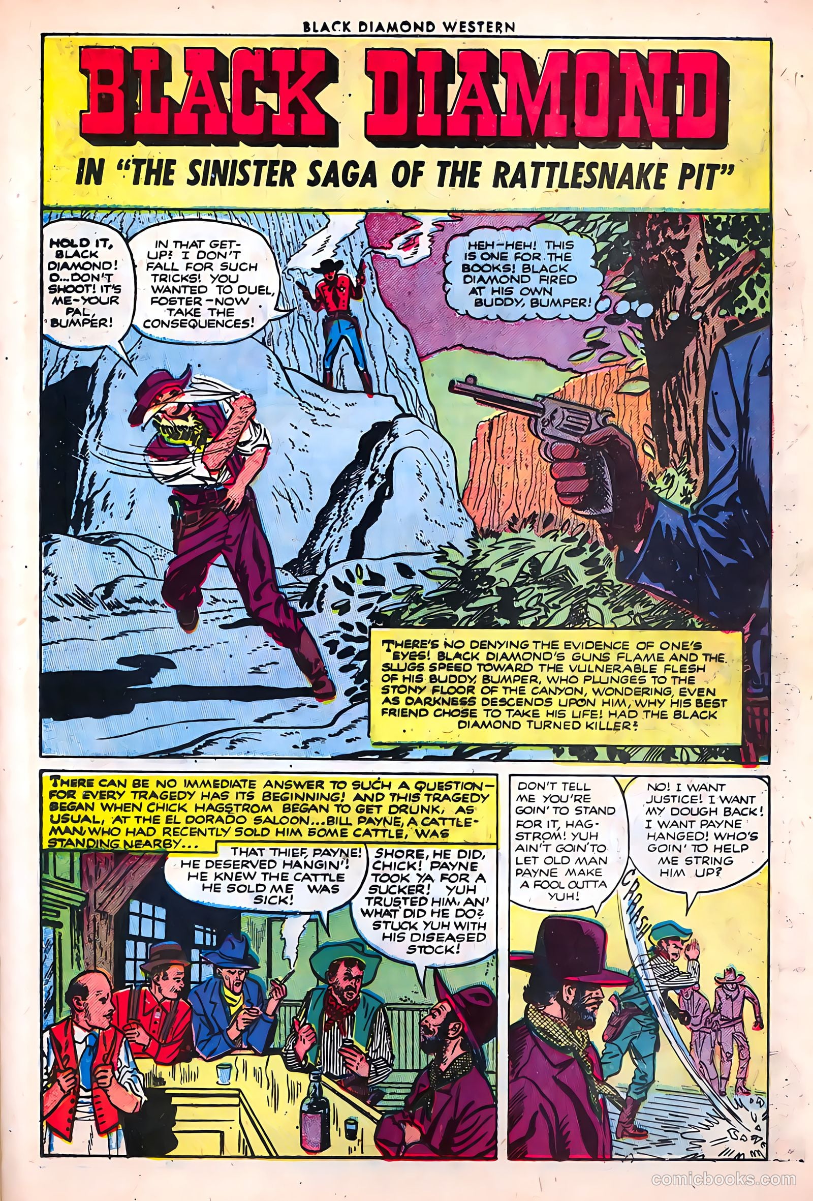 Black Diamond Western #42 (1953) — page 25