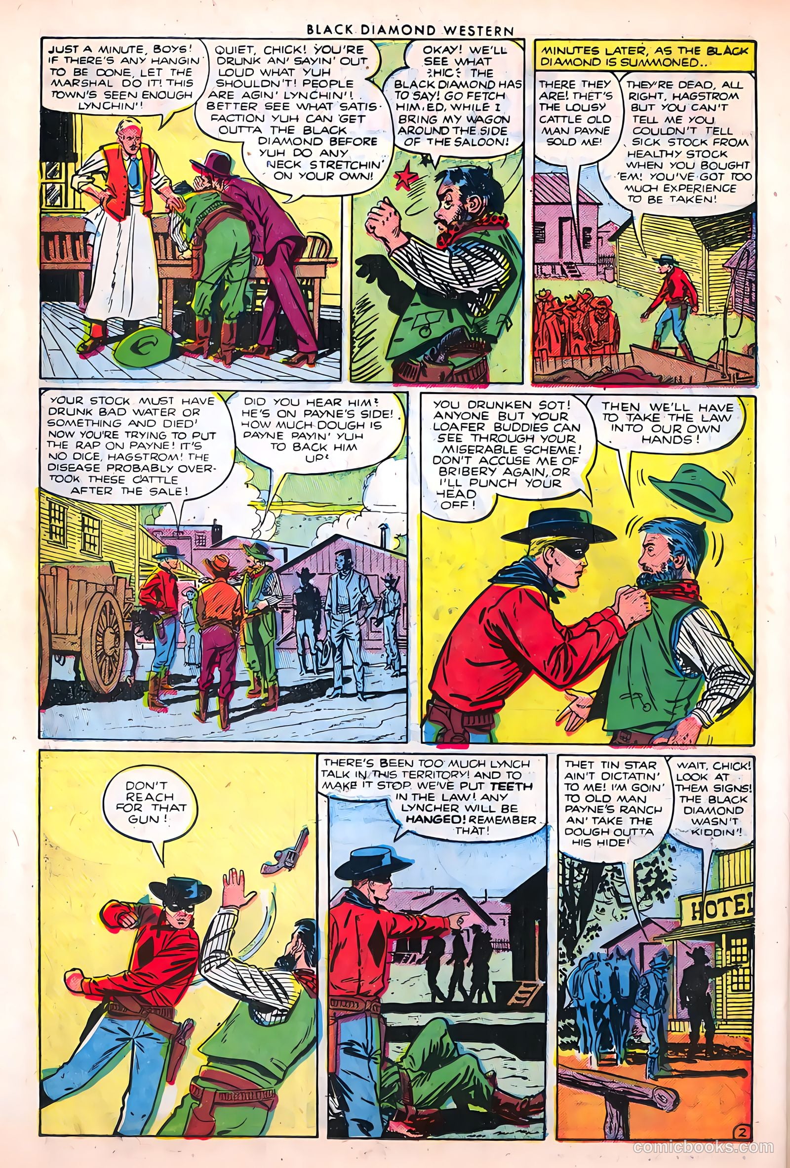 Black Diamond Western #42 (1953) — page 26