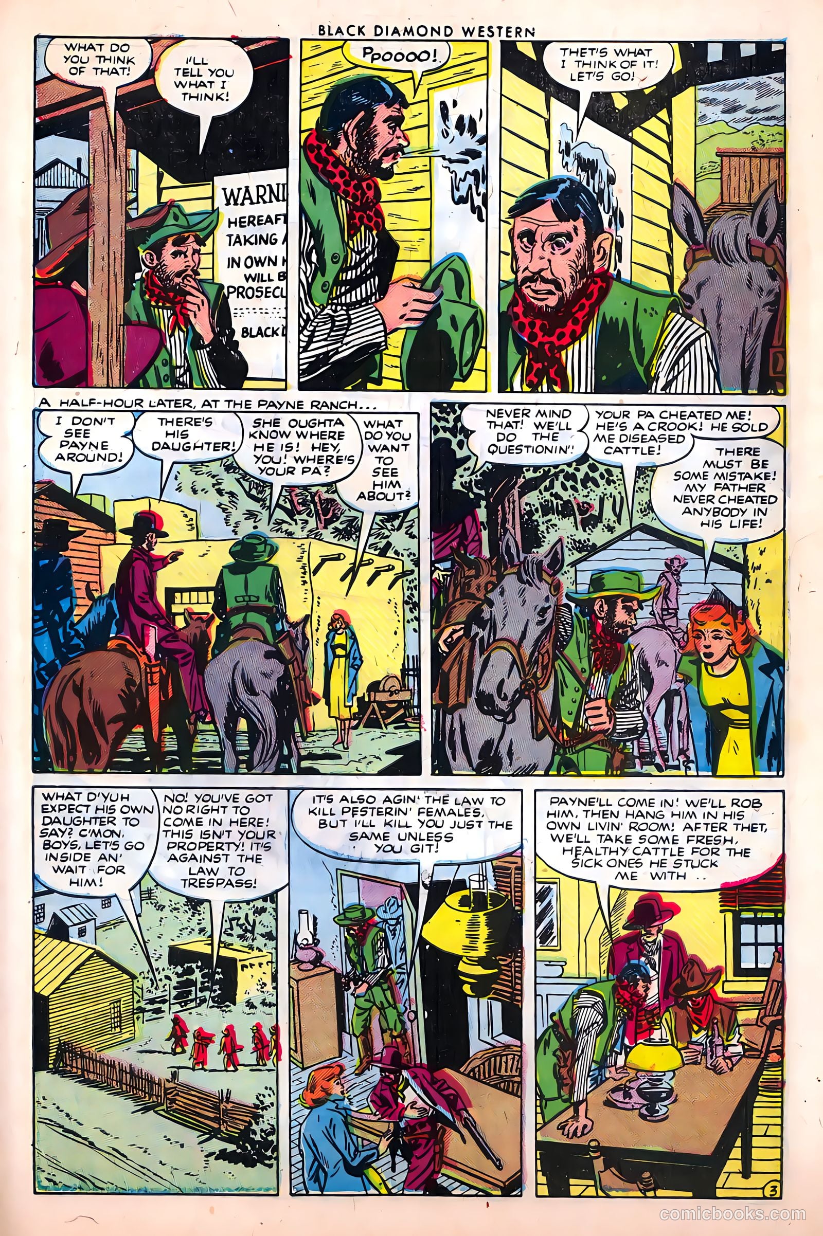 Black Diamond Western #42 (1953) — page 27