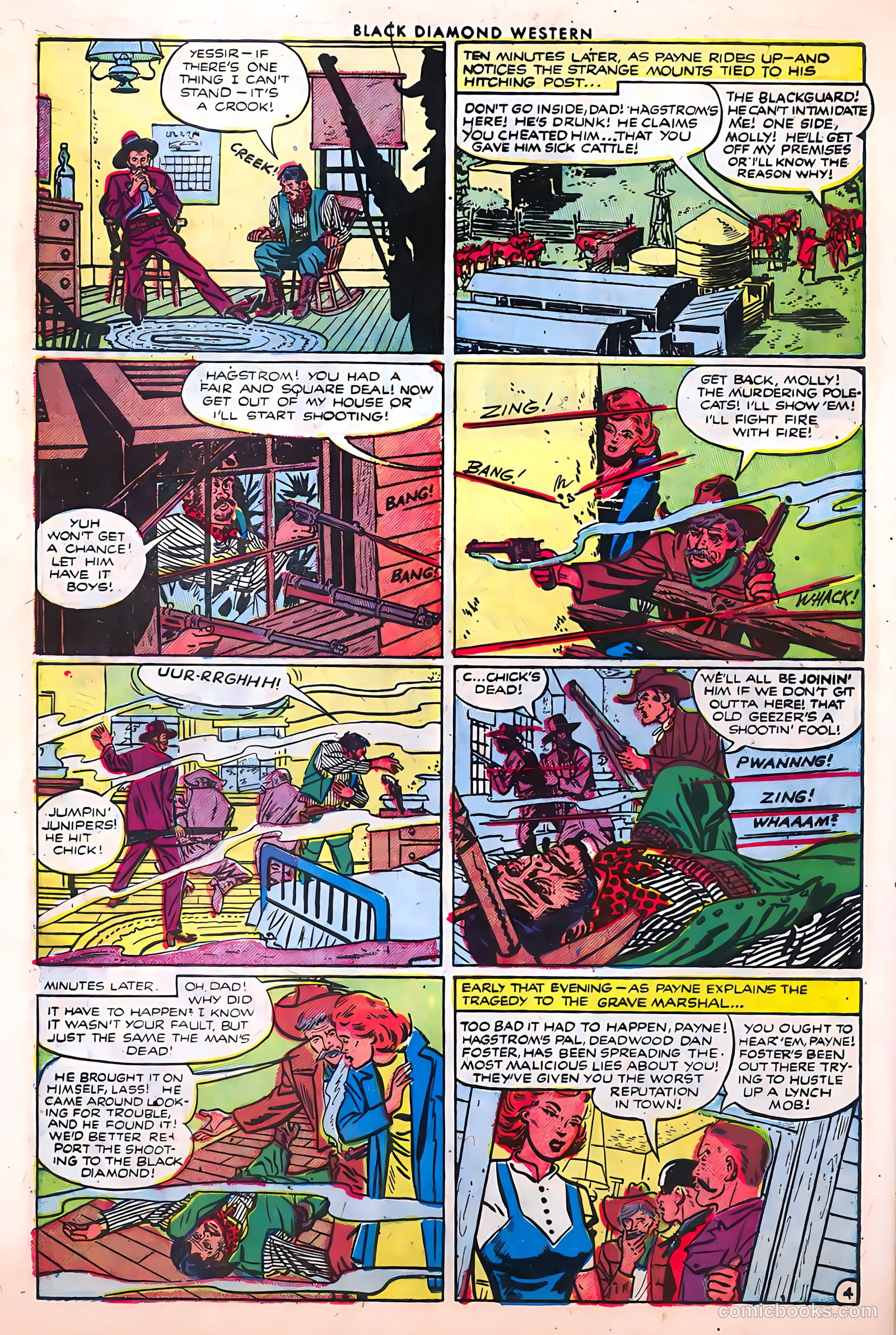 Black Diamond Western #42 (1953) — page 28