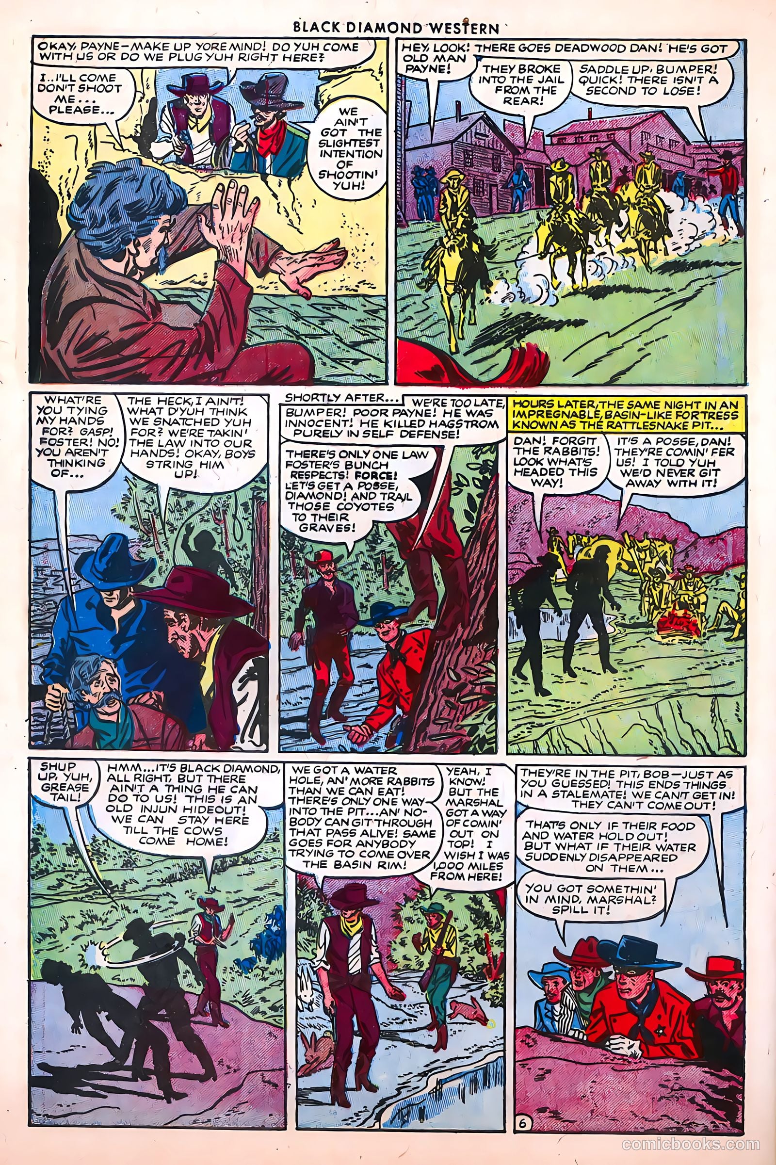 Black Diamond Western #42 (1953) — page 30