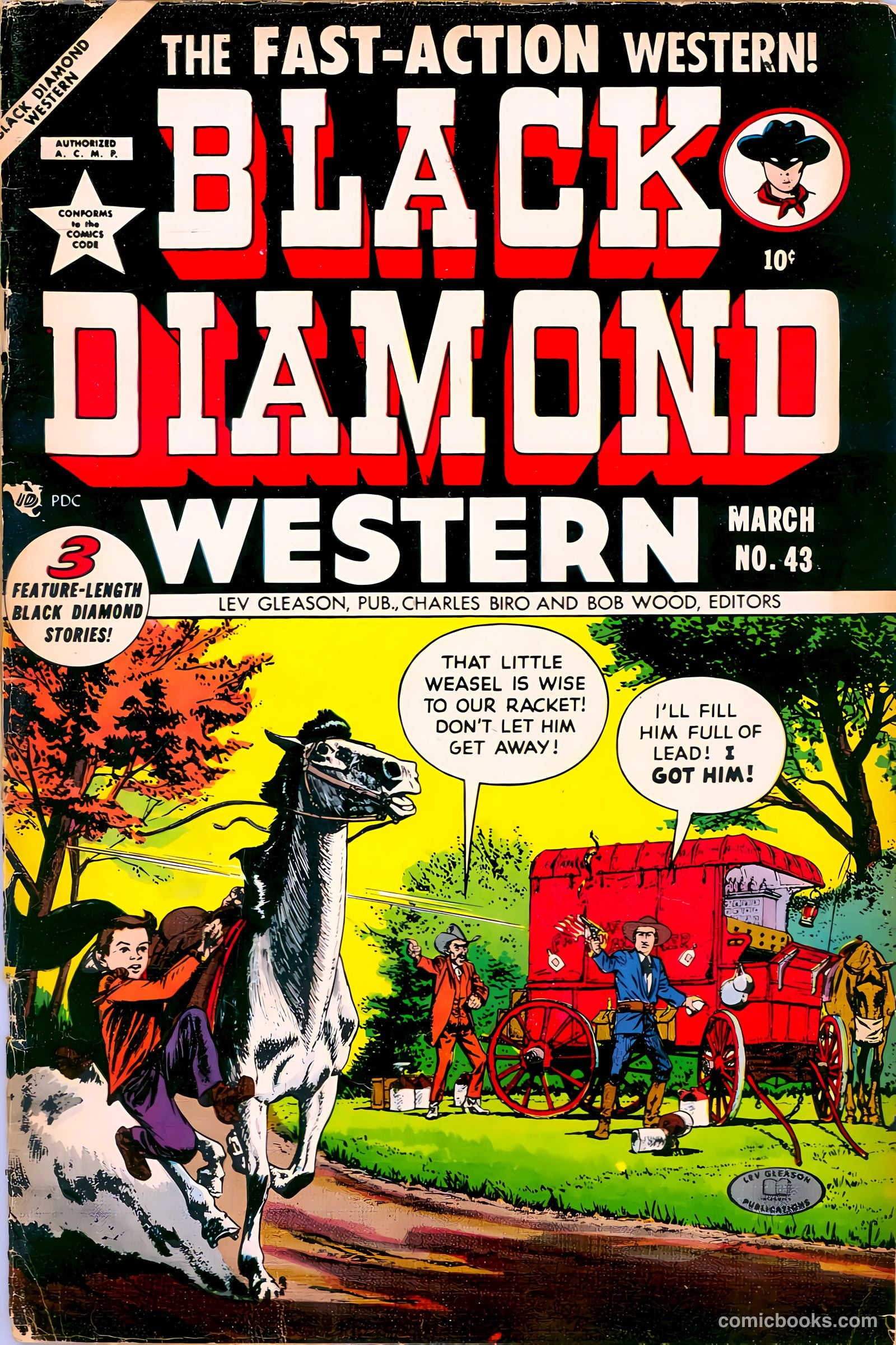 Black Diamond Western #43 (1953) — page 1