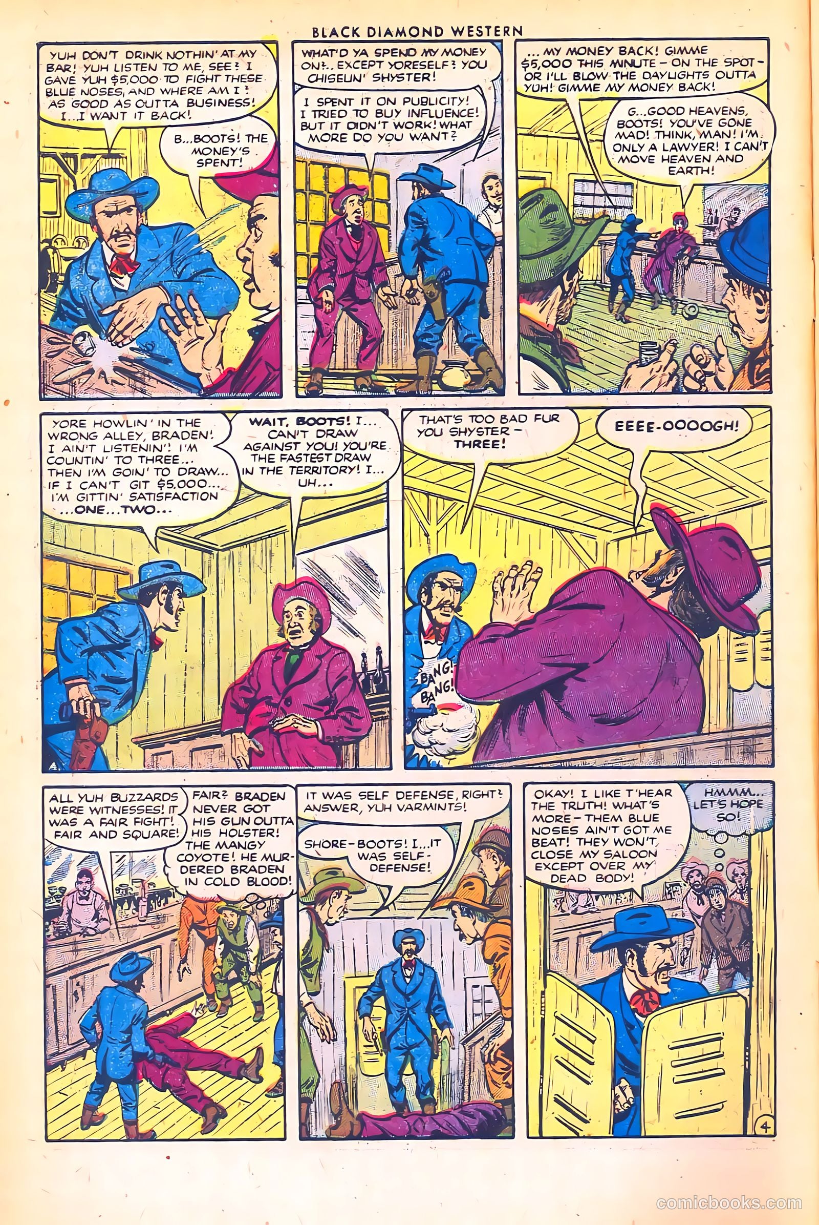 Black Diamond Western #43 (1953) — page 6