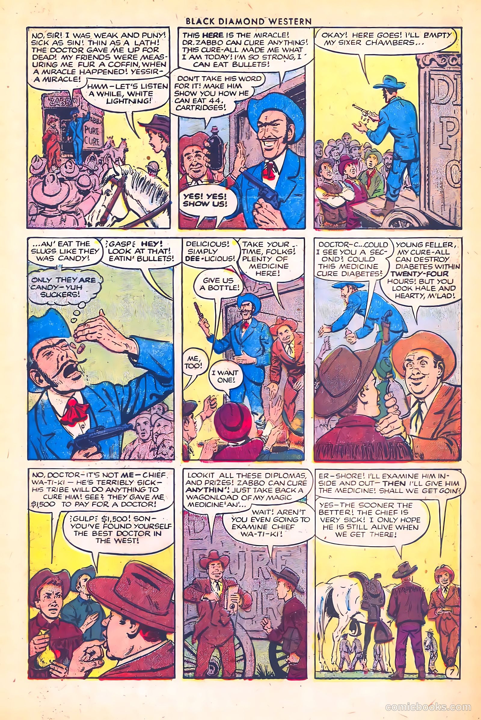 Black Diamond Western #43 (1953) — page 9