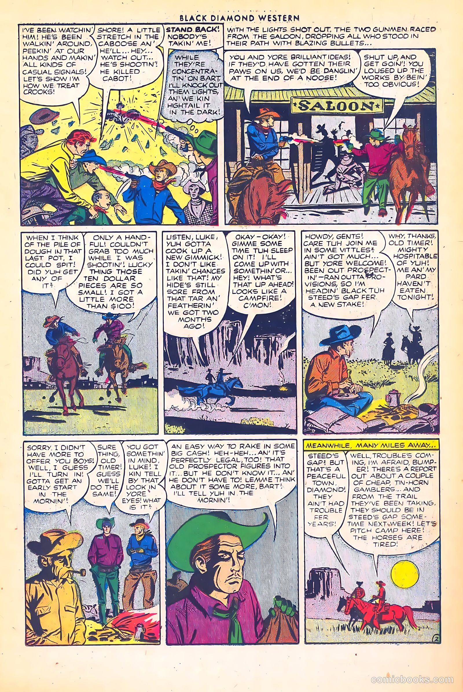Black Diamond Western #43 (1953) — page 15