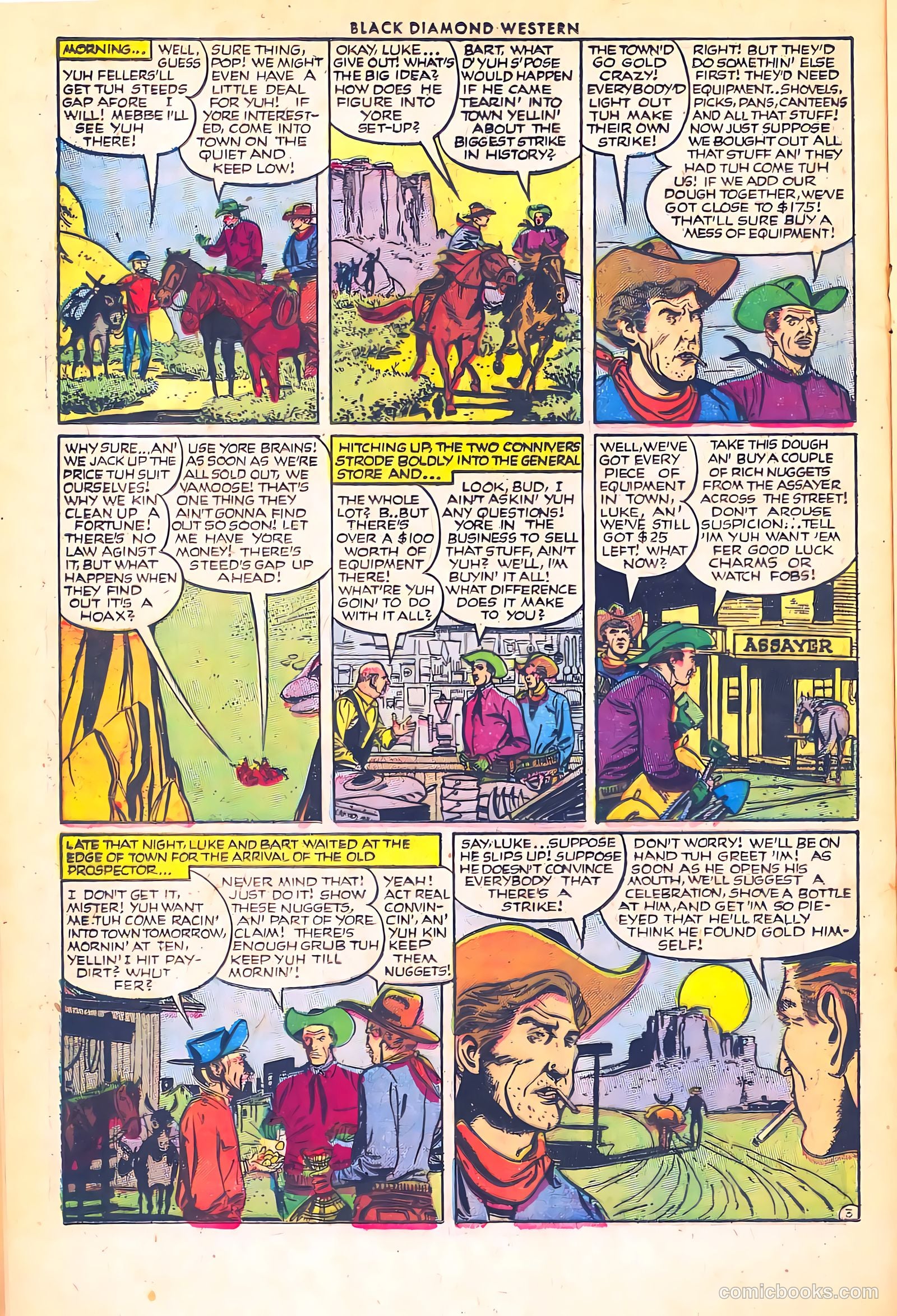 Black Diamond Western #43 (1953) — page 16