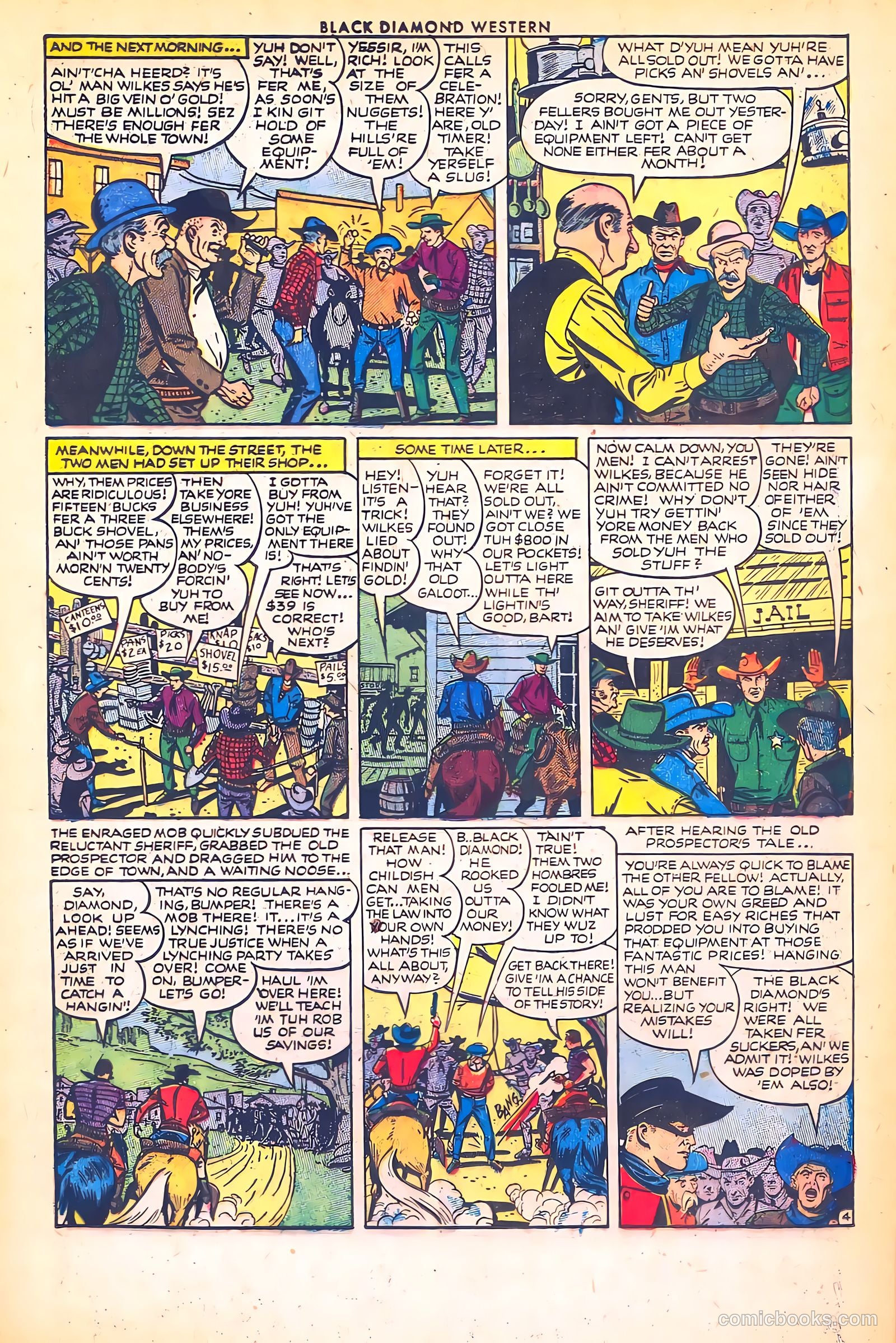 Black Diamond Western #43 (1953) — page 17