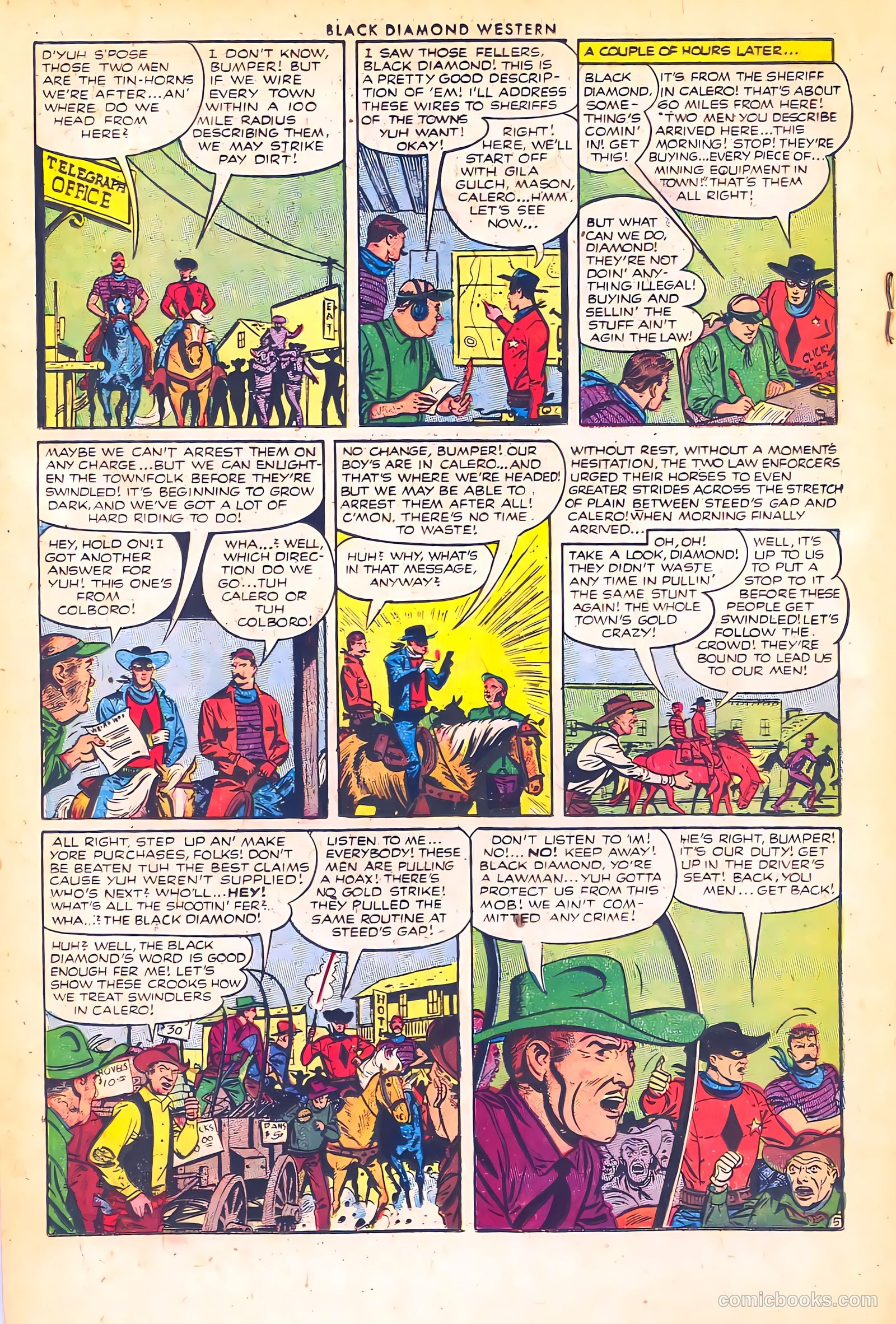 Black Diamond Western #43 (1953) — page 18