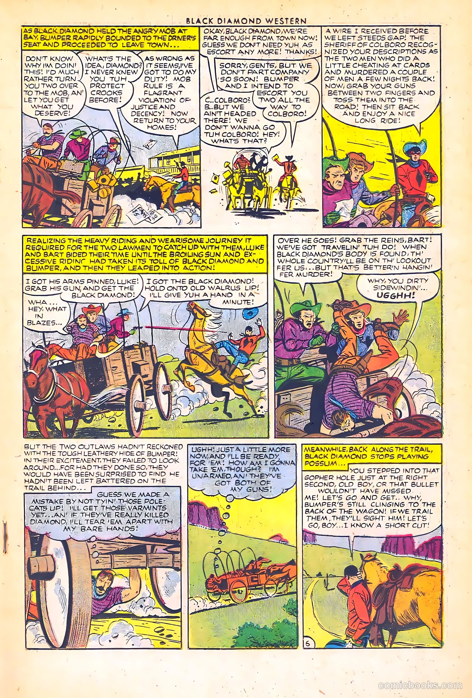 Black Diamond Western #43 (1953) — page 19