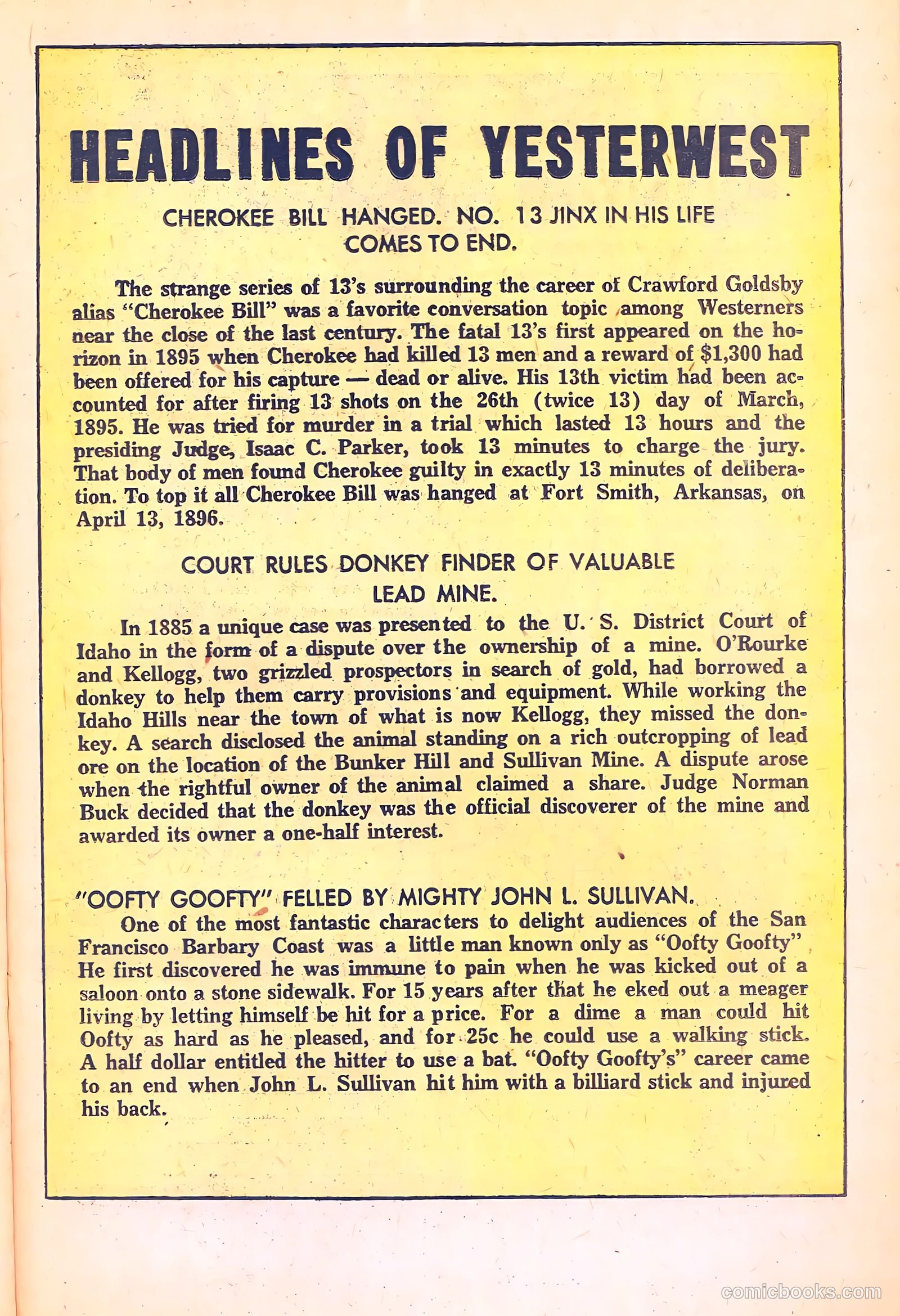 Black Diamond Western #43 (1953) — page 23