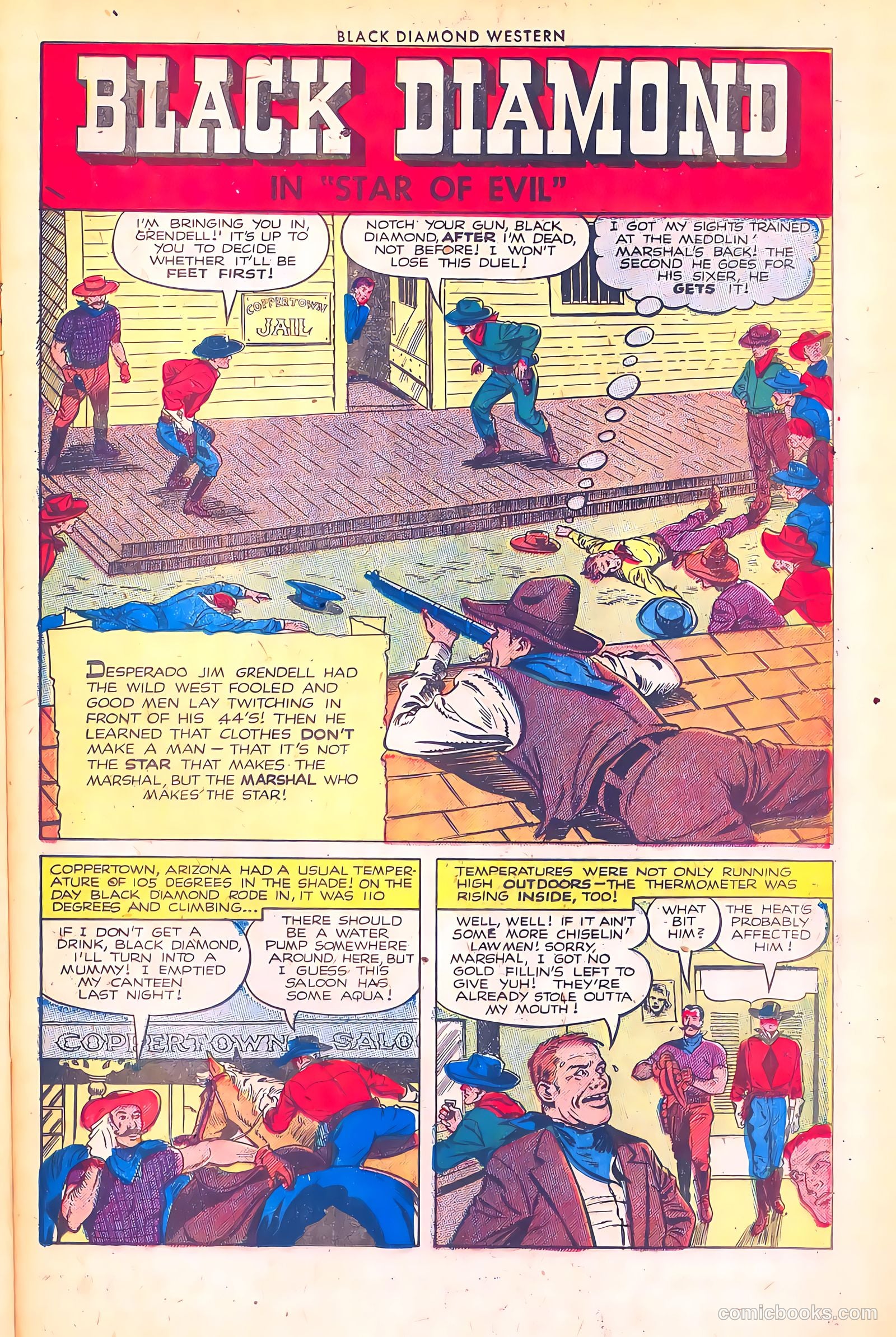 Black Diamond Western #43 (1953) — page 25