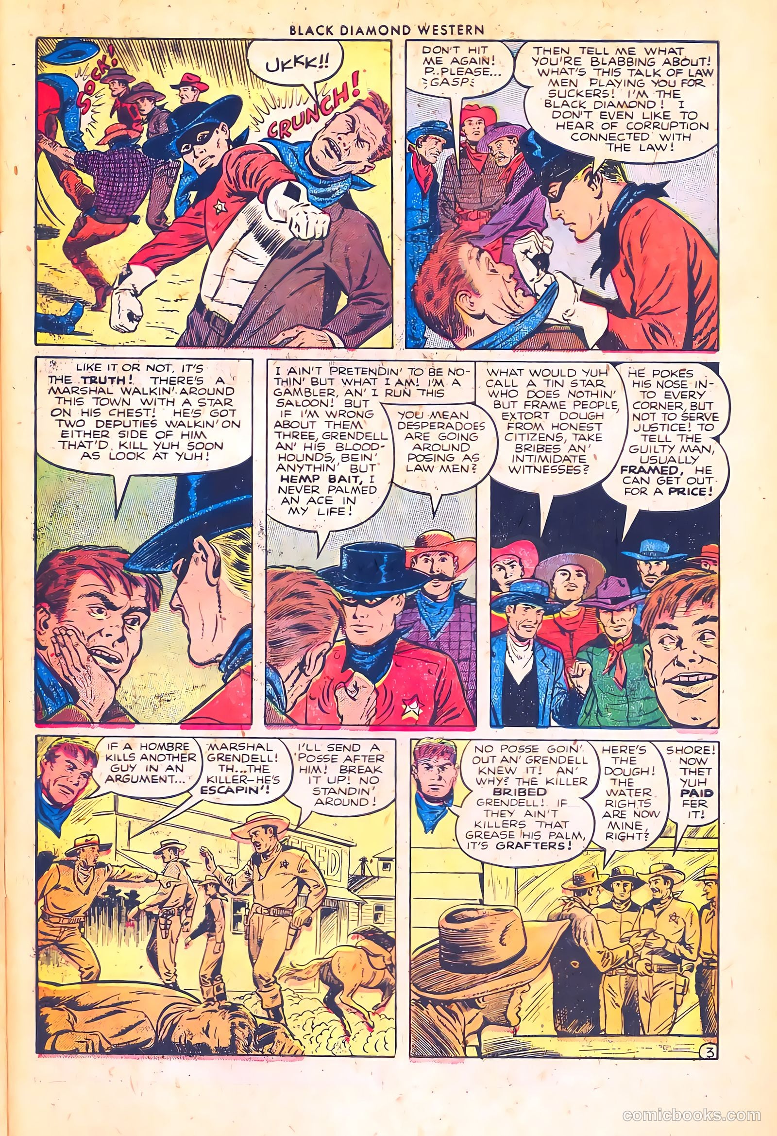 Black Diamond Western #43 (1953) — page 27