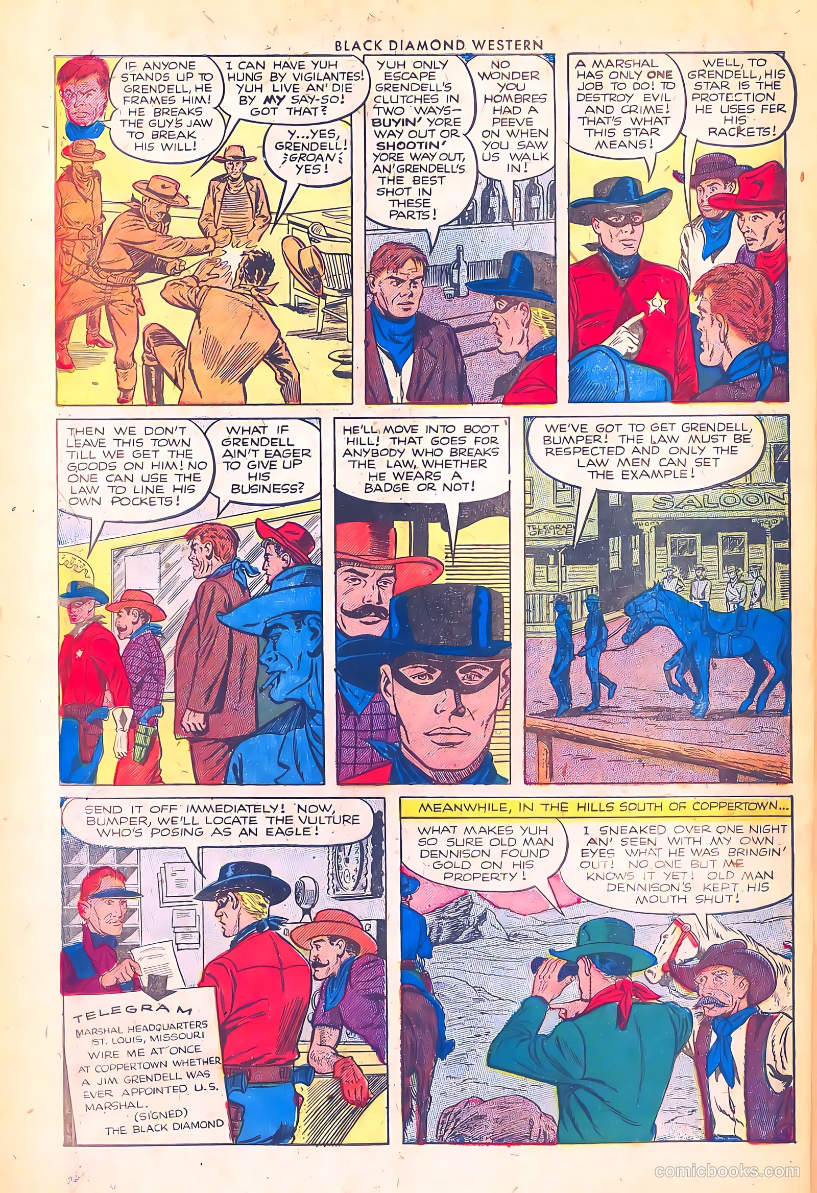 Black Diamond Western #43 (1953) — page 28
