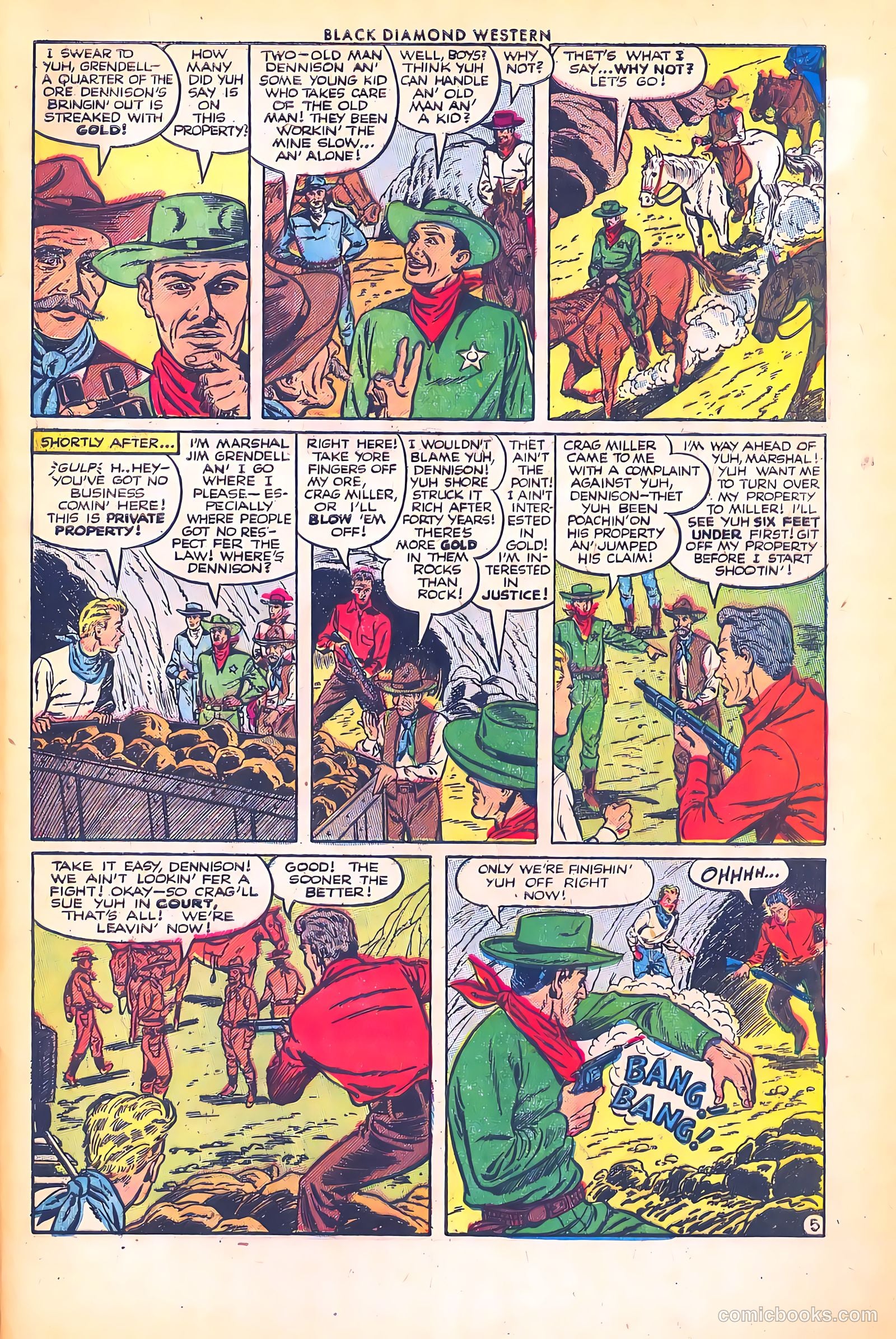 Black Diamond Western #43 (1953) — page 29