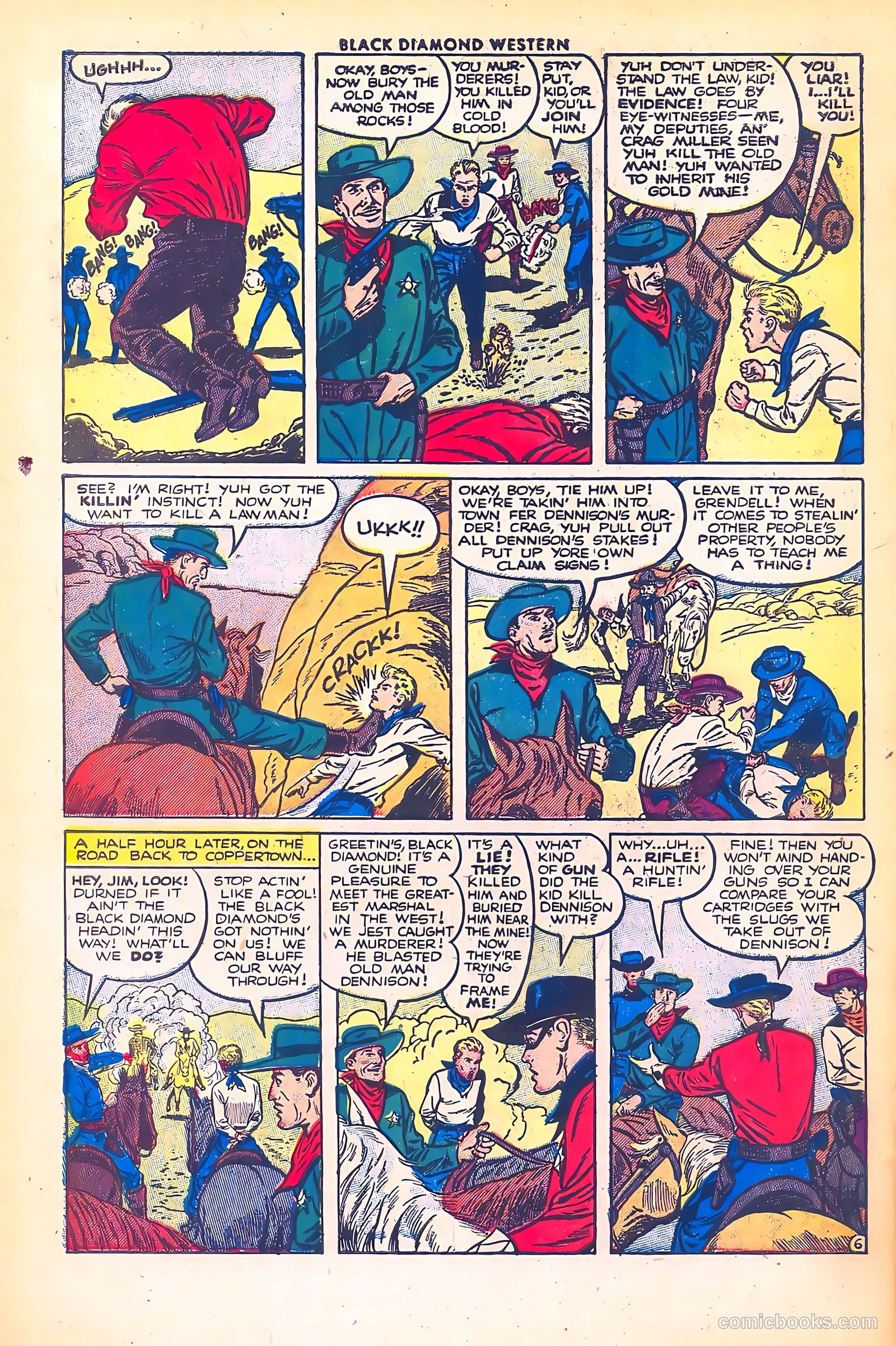 Black Diamond Western #43 (1953) — page 30