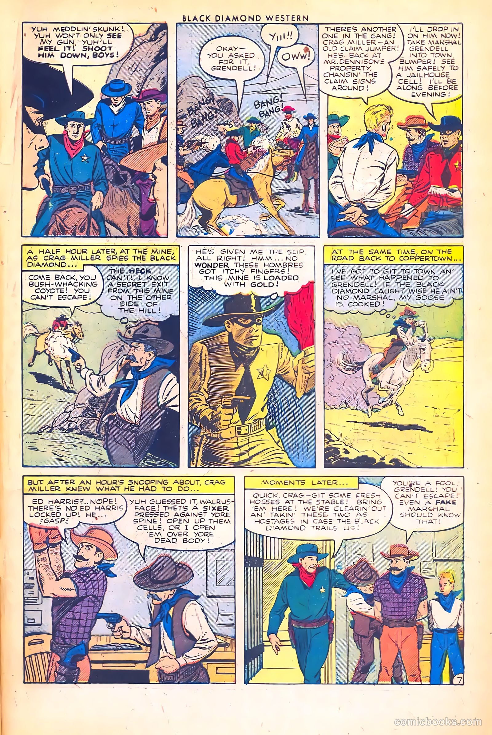Black Diamond Western #43 (1953) — page 31