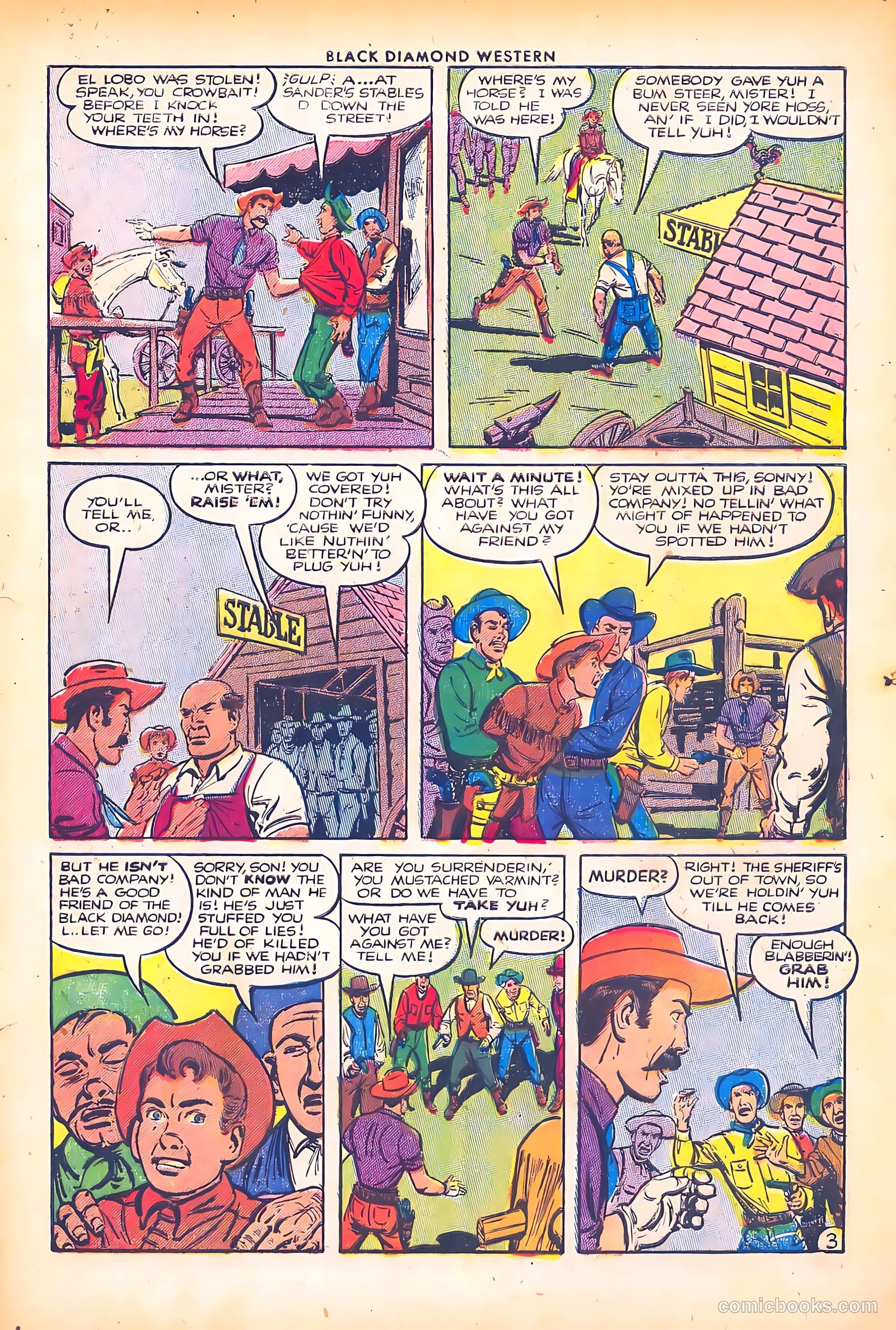 Black Diamond Western #44 (1953) — page 5