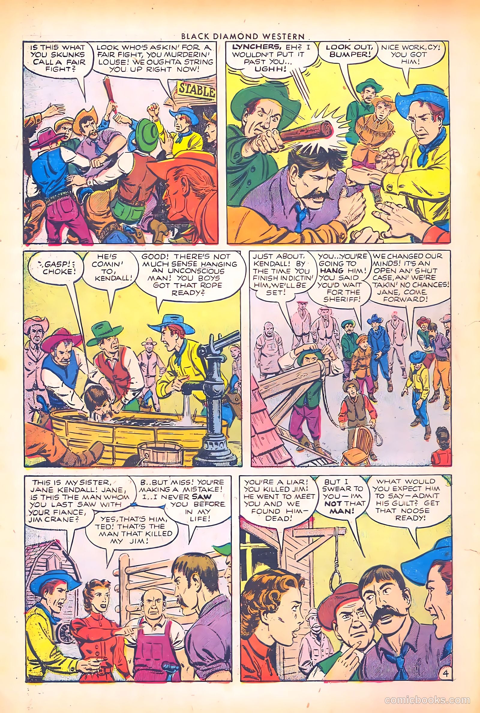 Black Diamond Western #44 (1953) — page 6