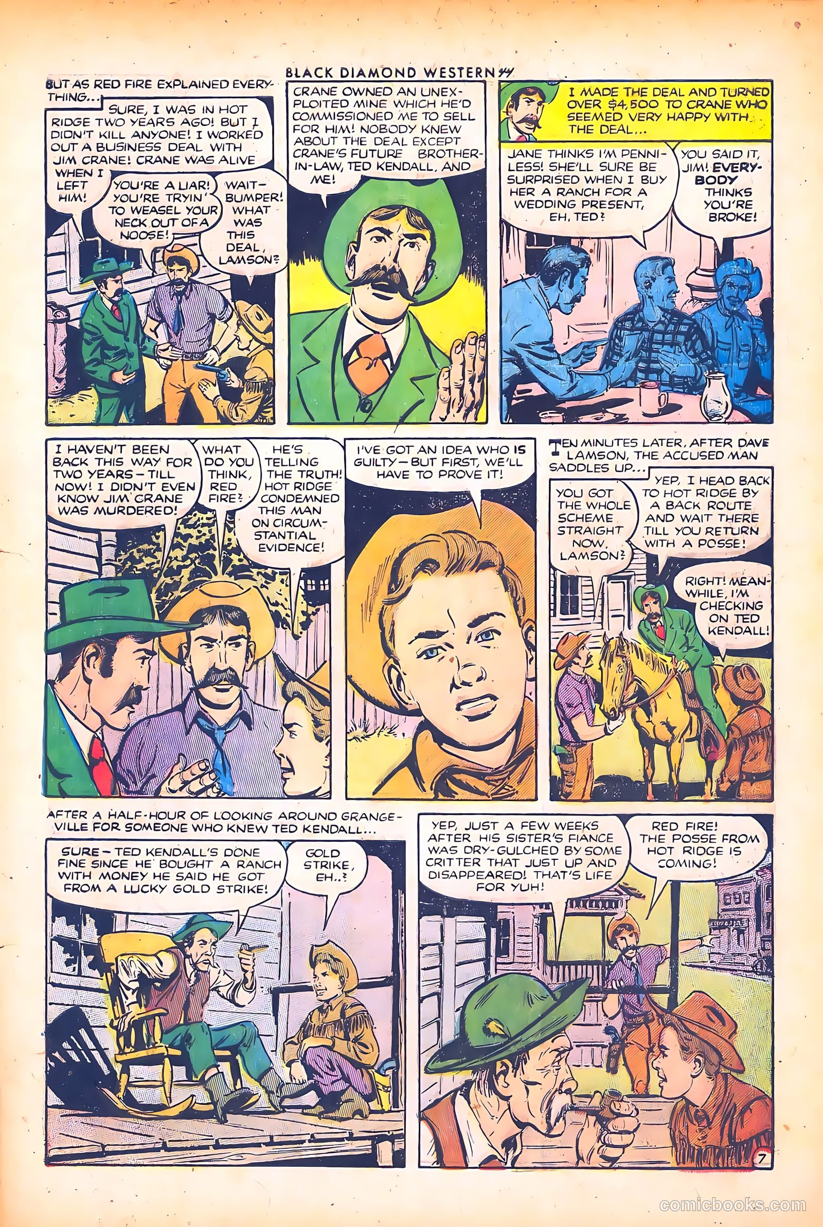 Black Diamond Western #44 (1953) — page 9