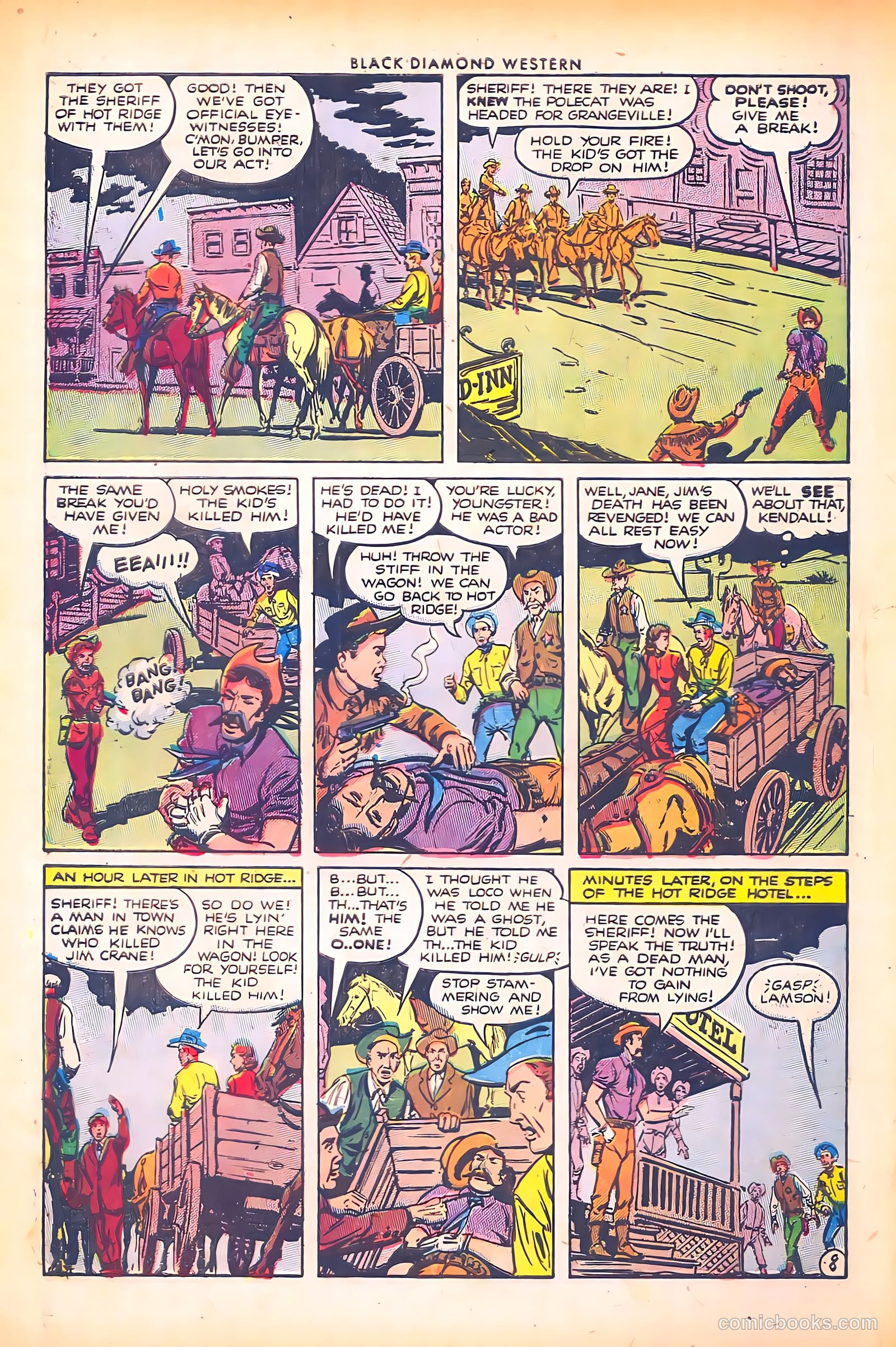 Black Diamond Western #44 (1953) — page 10