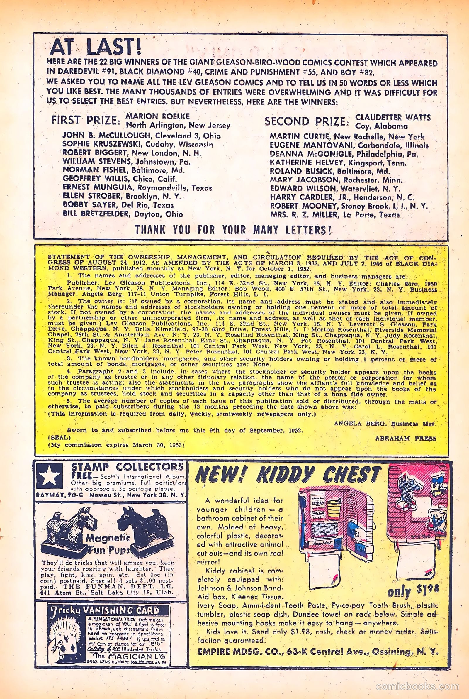 Black Diamond Western #44 (1953) — page 13