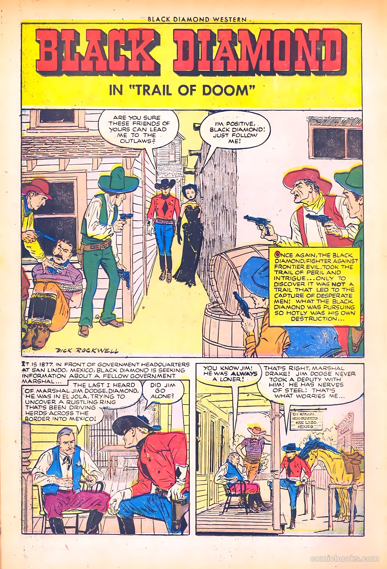 Black Diamond Western #44 (1953) — page 14