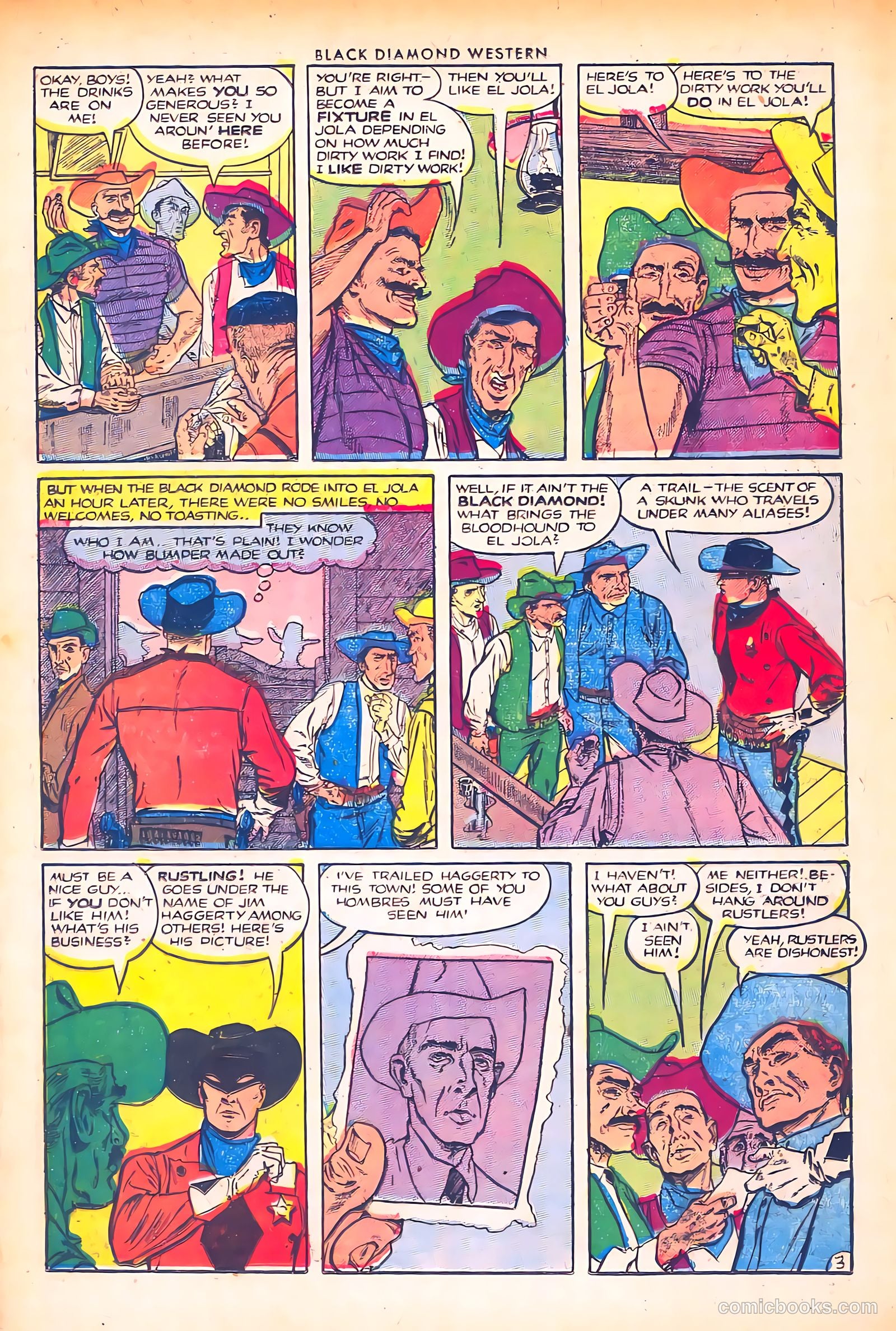 Black Diamond Western #44 (1953) — page 16