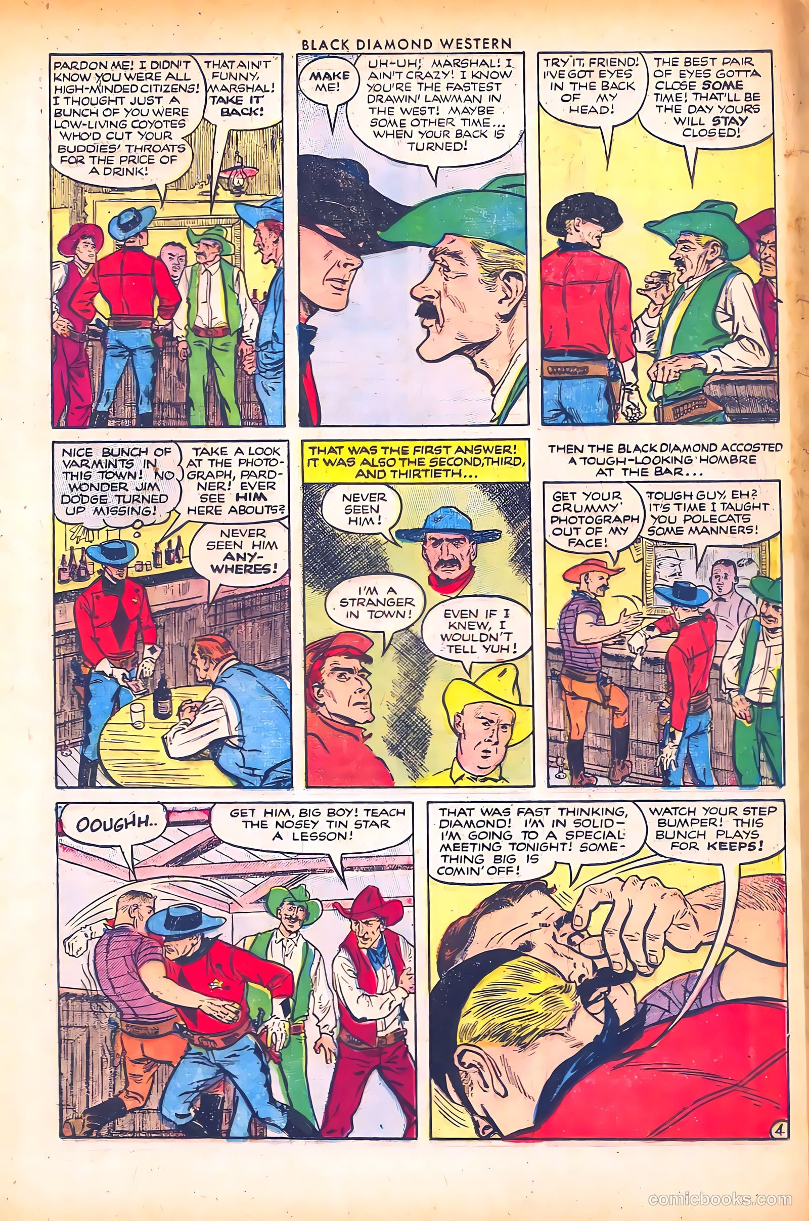 Black Diamond Western #44 (1953) — page 17