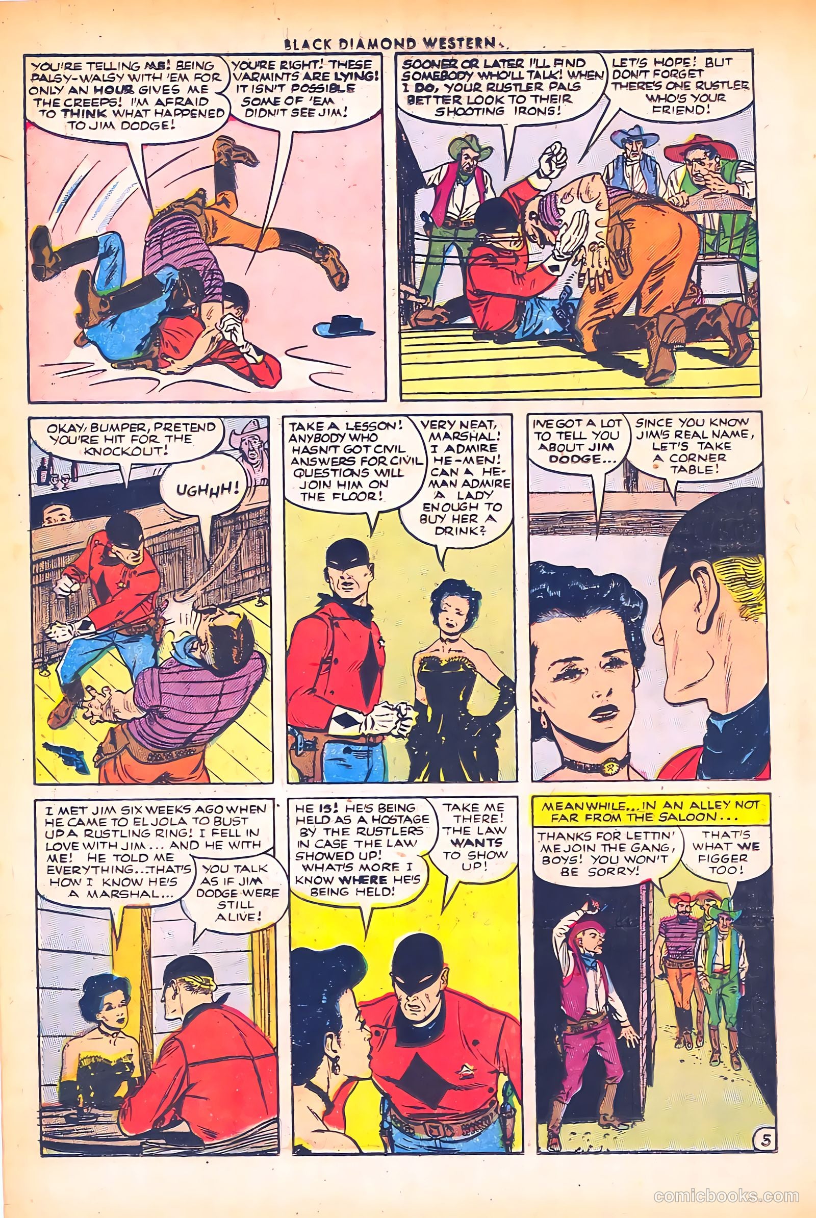 Black Diamond Western #44 (1953) — page 18