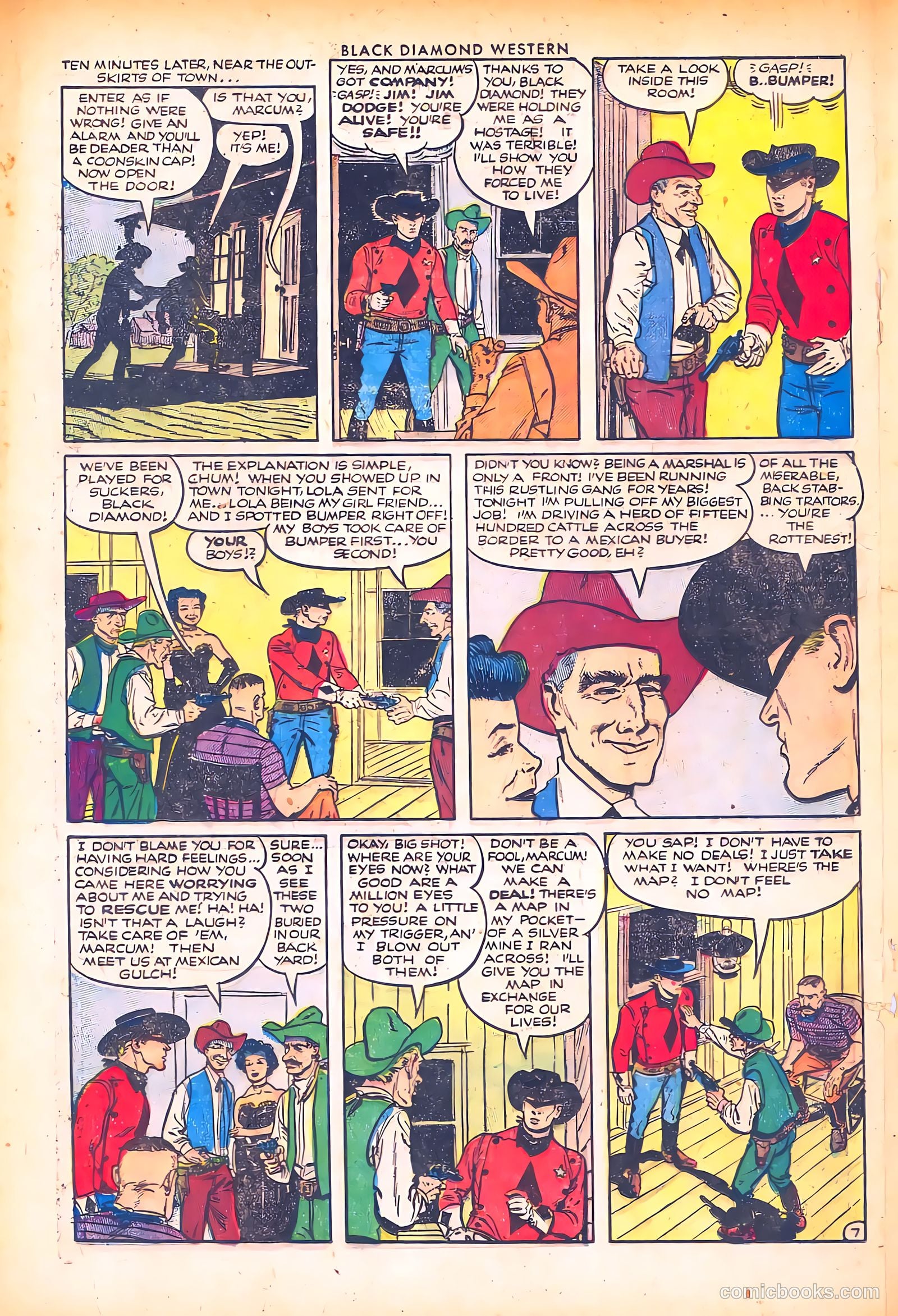 Black Diamond Western #44 (1953) — page 20