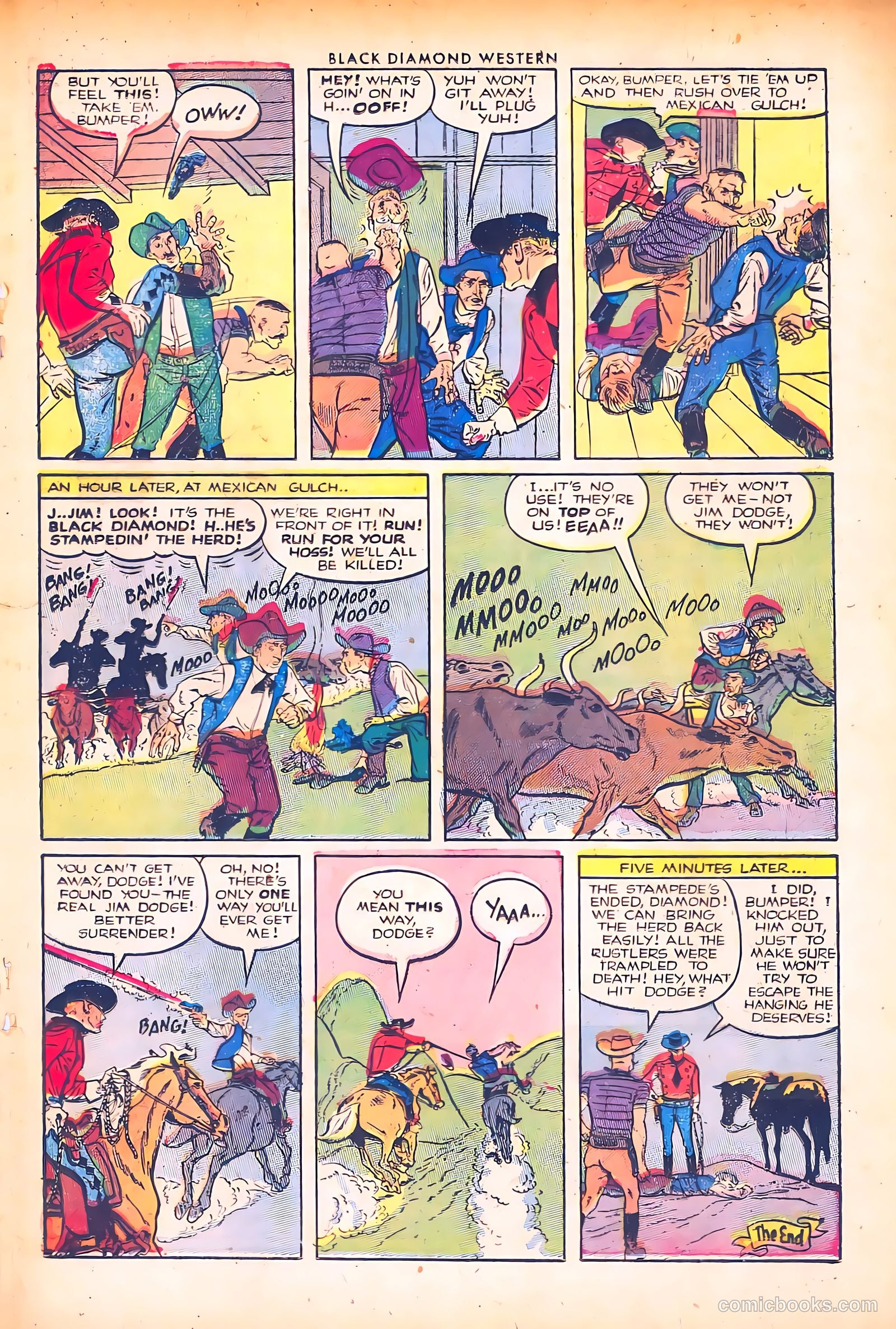 Black Diamond Western #44 (1953) — page 21