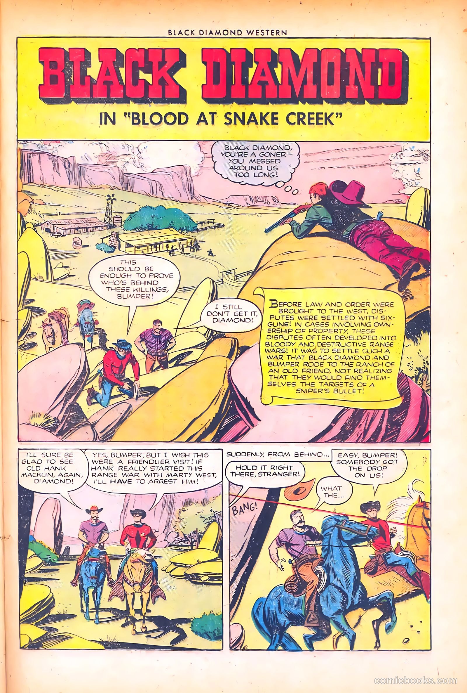 Black Diamond Western #44 (1953) — page 25