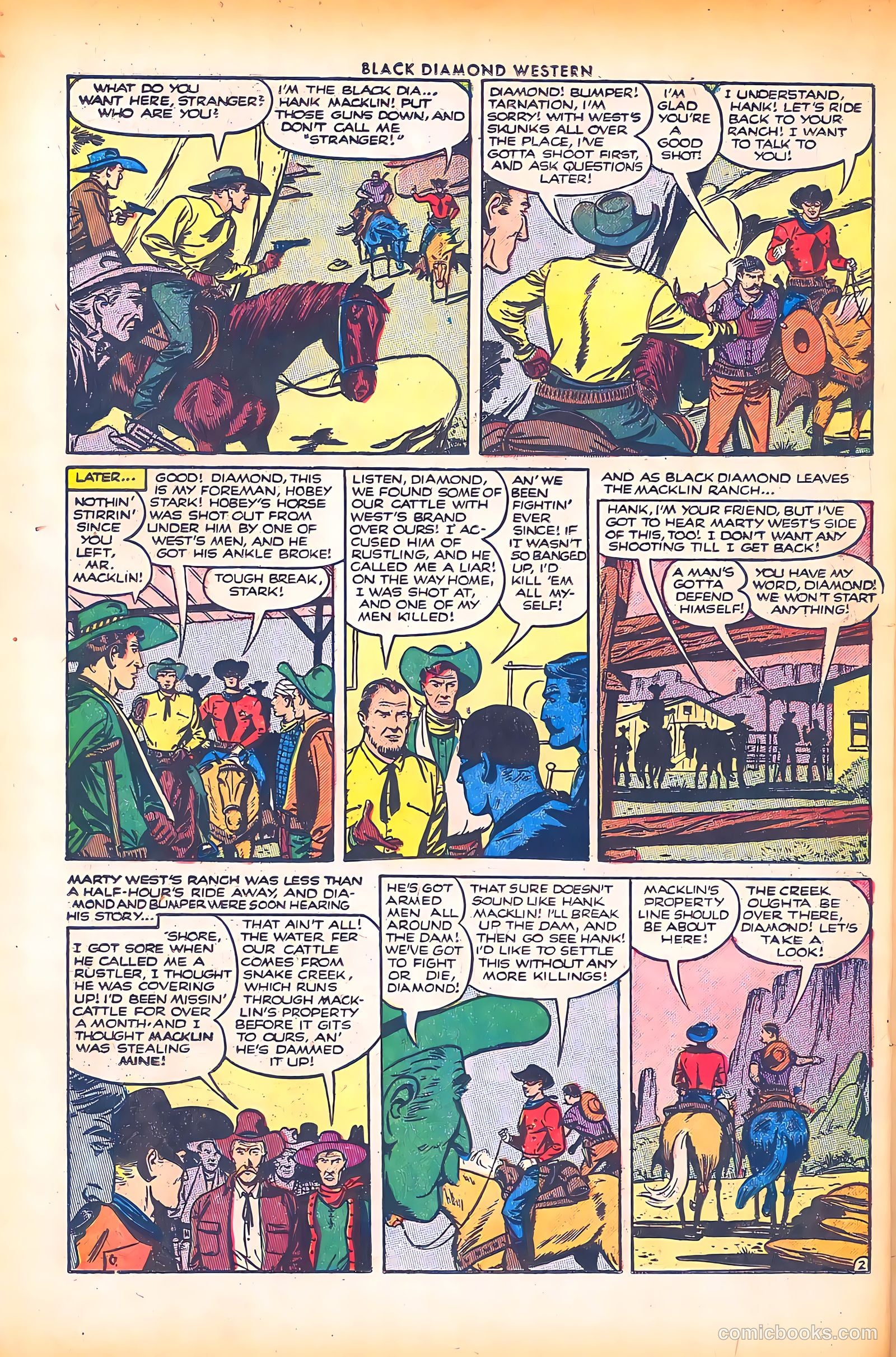 Black Diamond Western #44 (1953) — page 26