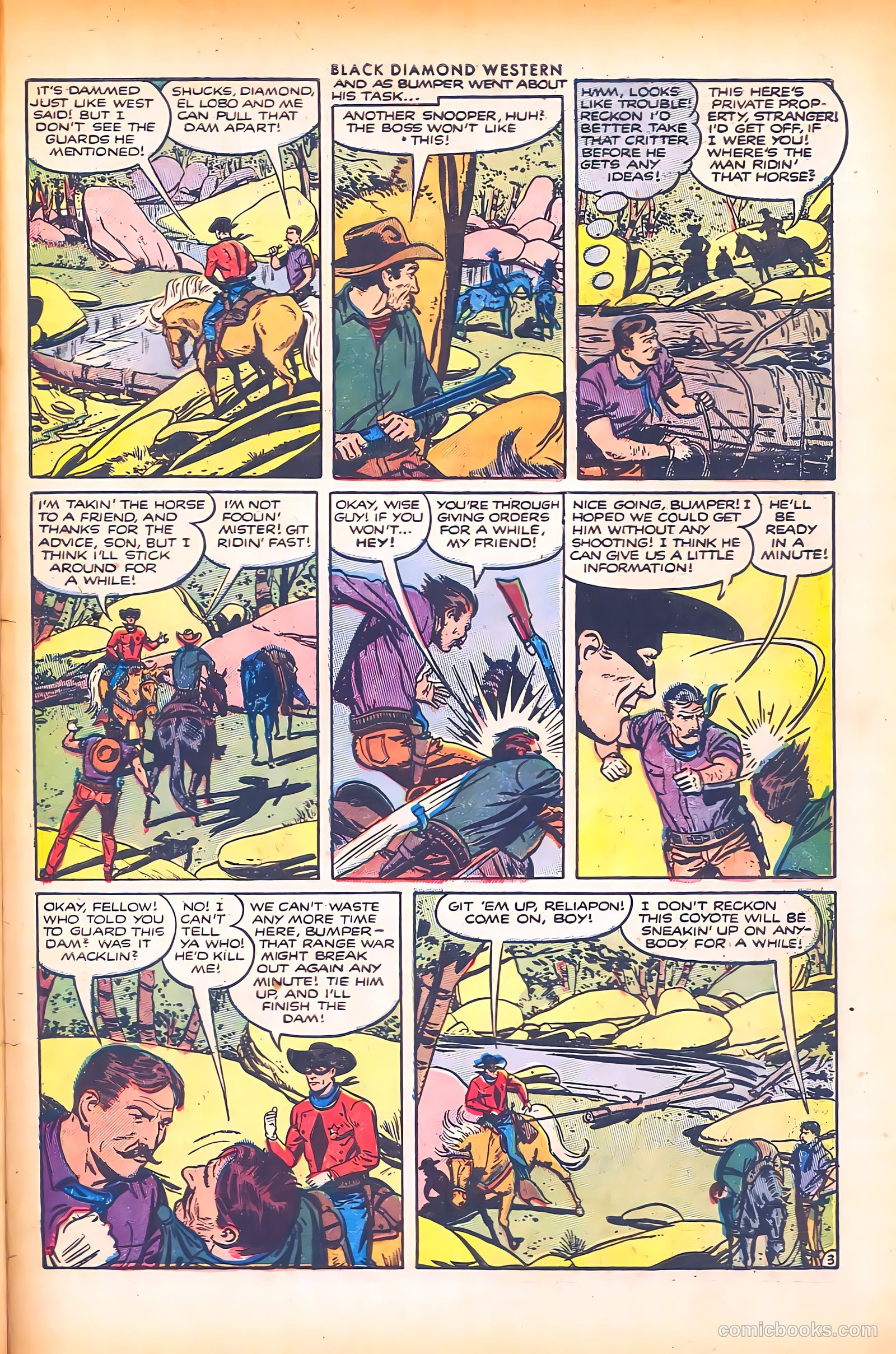 Black Diamond Western #44 (1953) — page 27