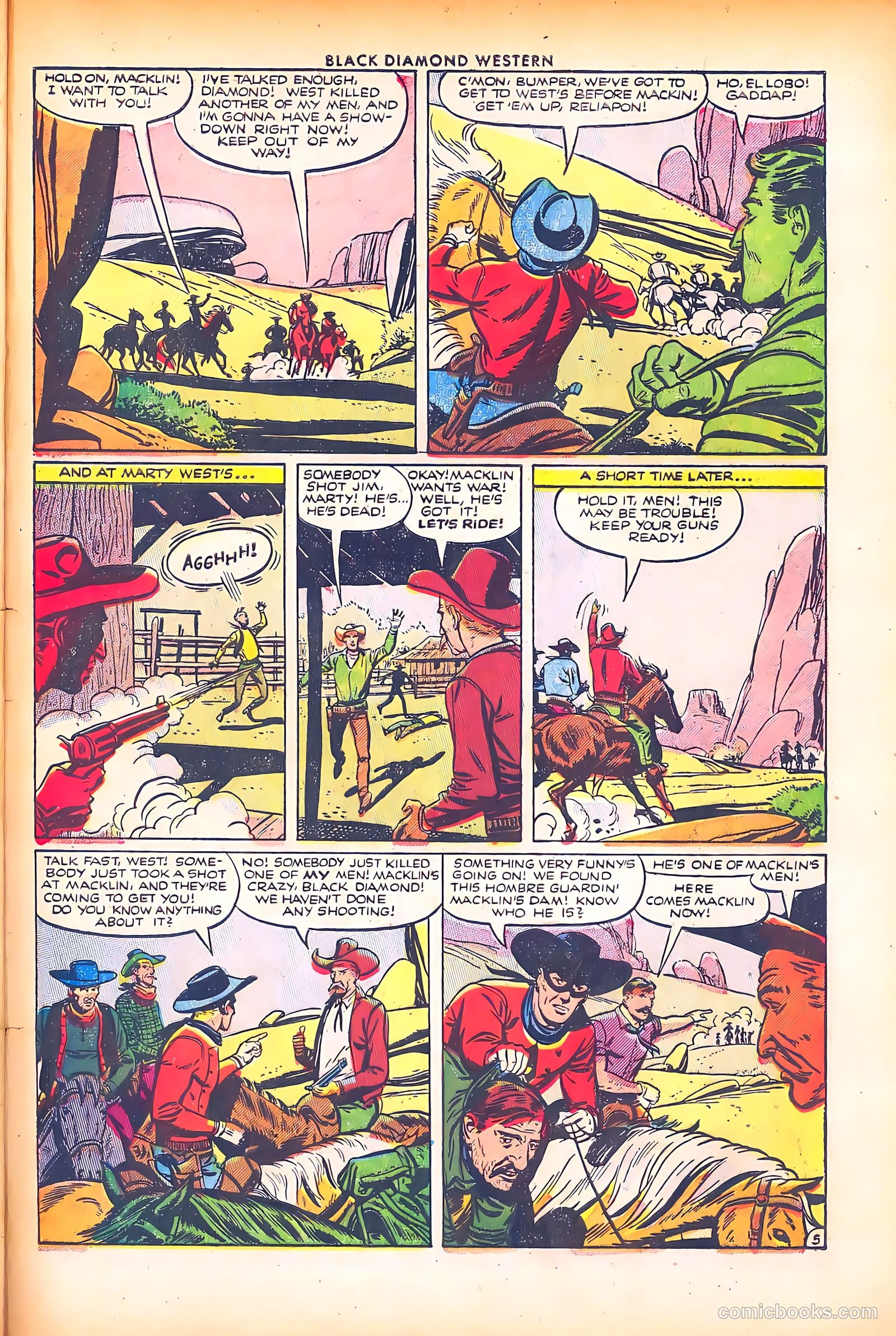 Black Diamond Western #44 (1953) — page 29