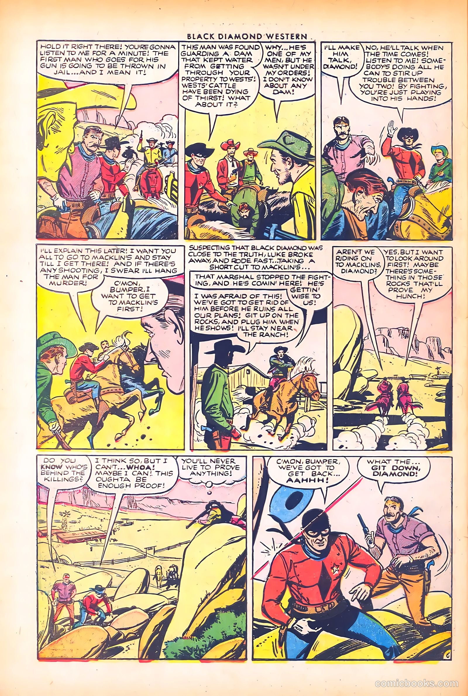 Black Diamond Western #44 (1953) — page 30