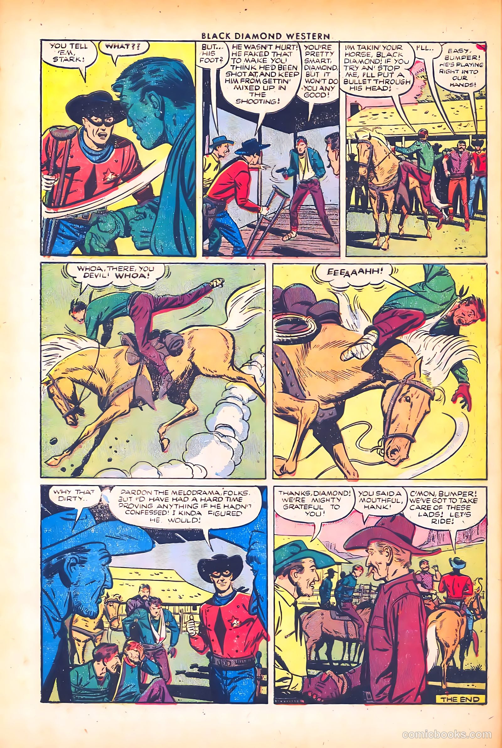 Black Diamond Western #44 (1953) — page 32