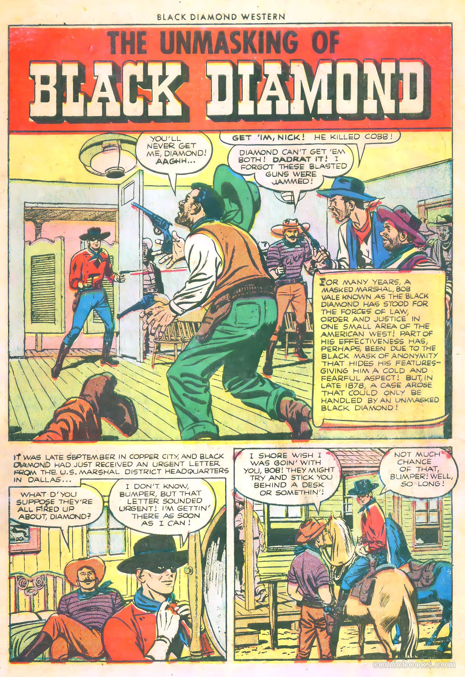 Black Diamond Western #45 (1953) — page 3