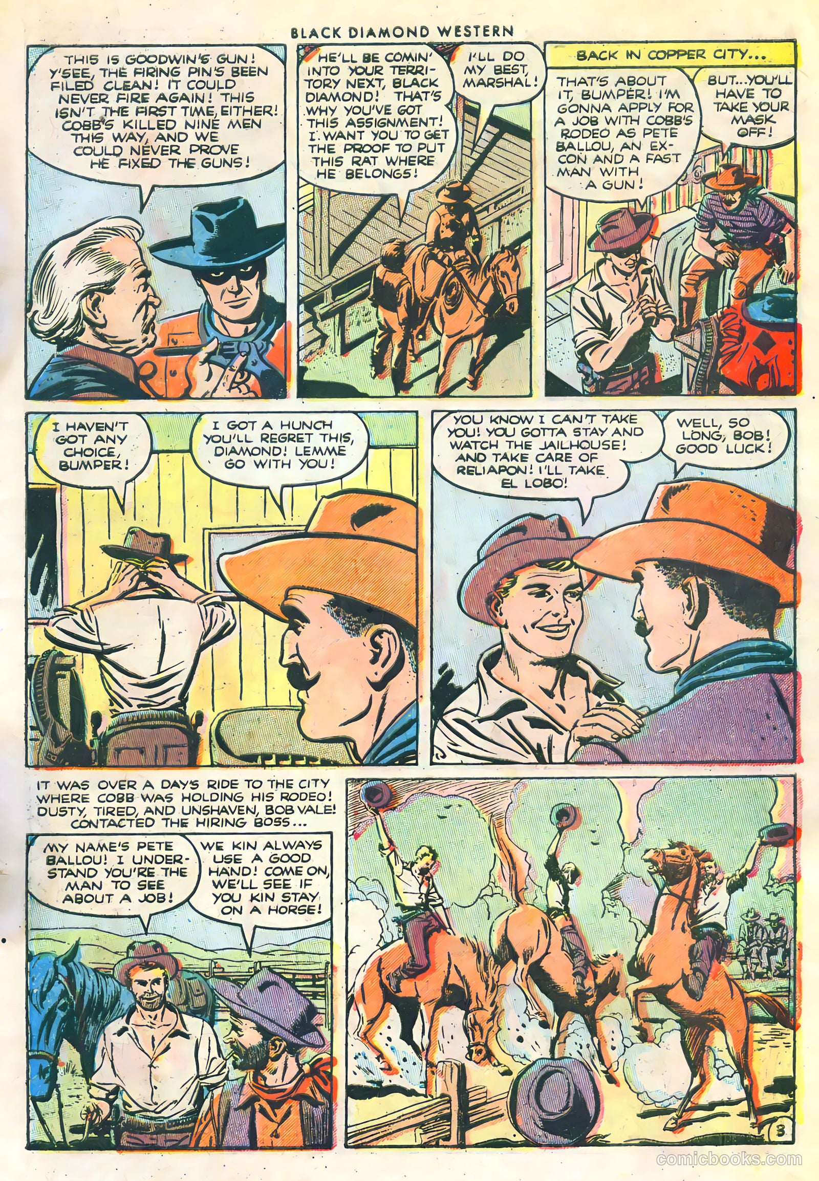 Black Diamond Western #45 (1953) — page 5