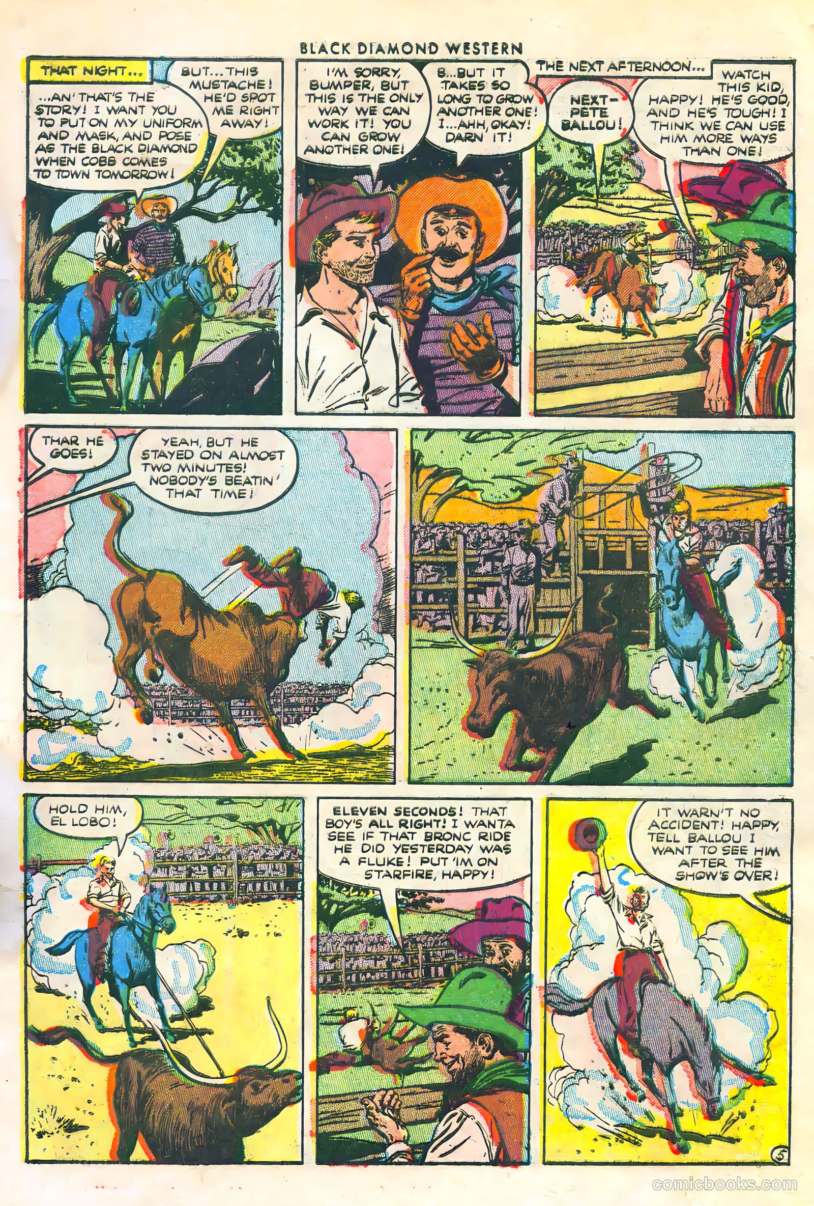 Black Diamond Western #45 (1953) — page 7