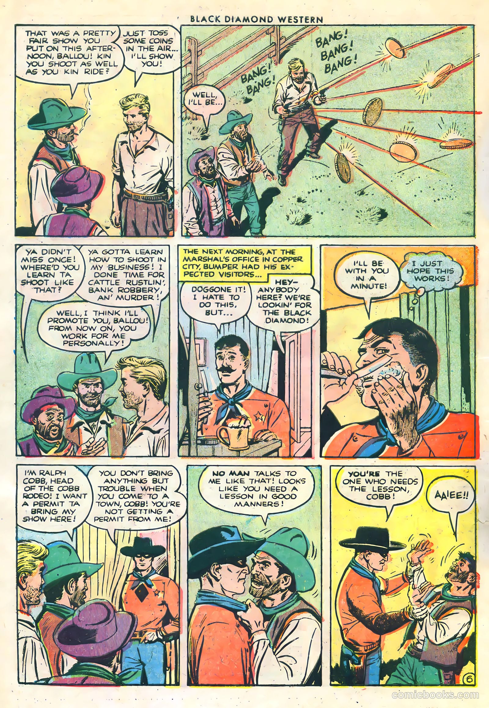 Black Diamond Western #45 (1953) — page 8