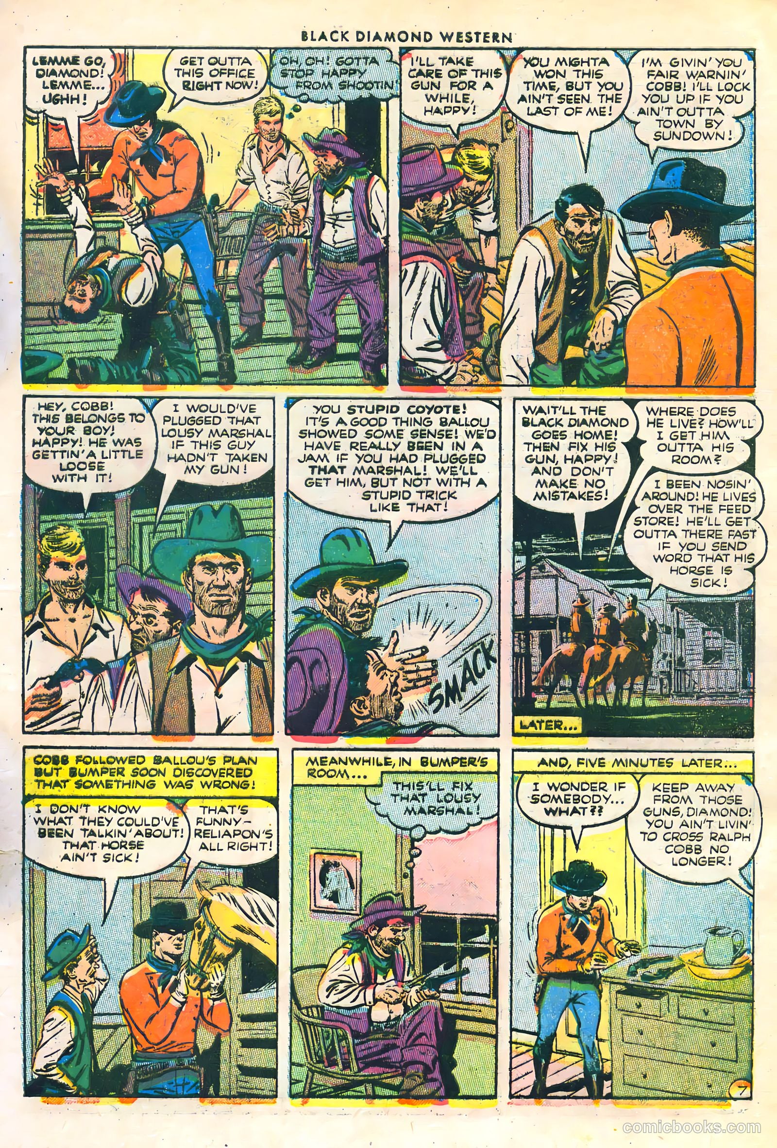 Black Diamond Western #45 (1953) — page 9