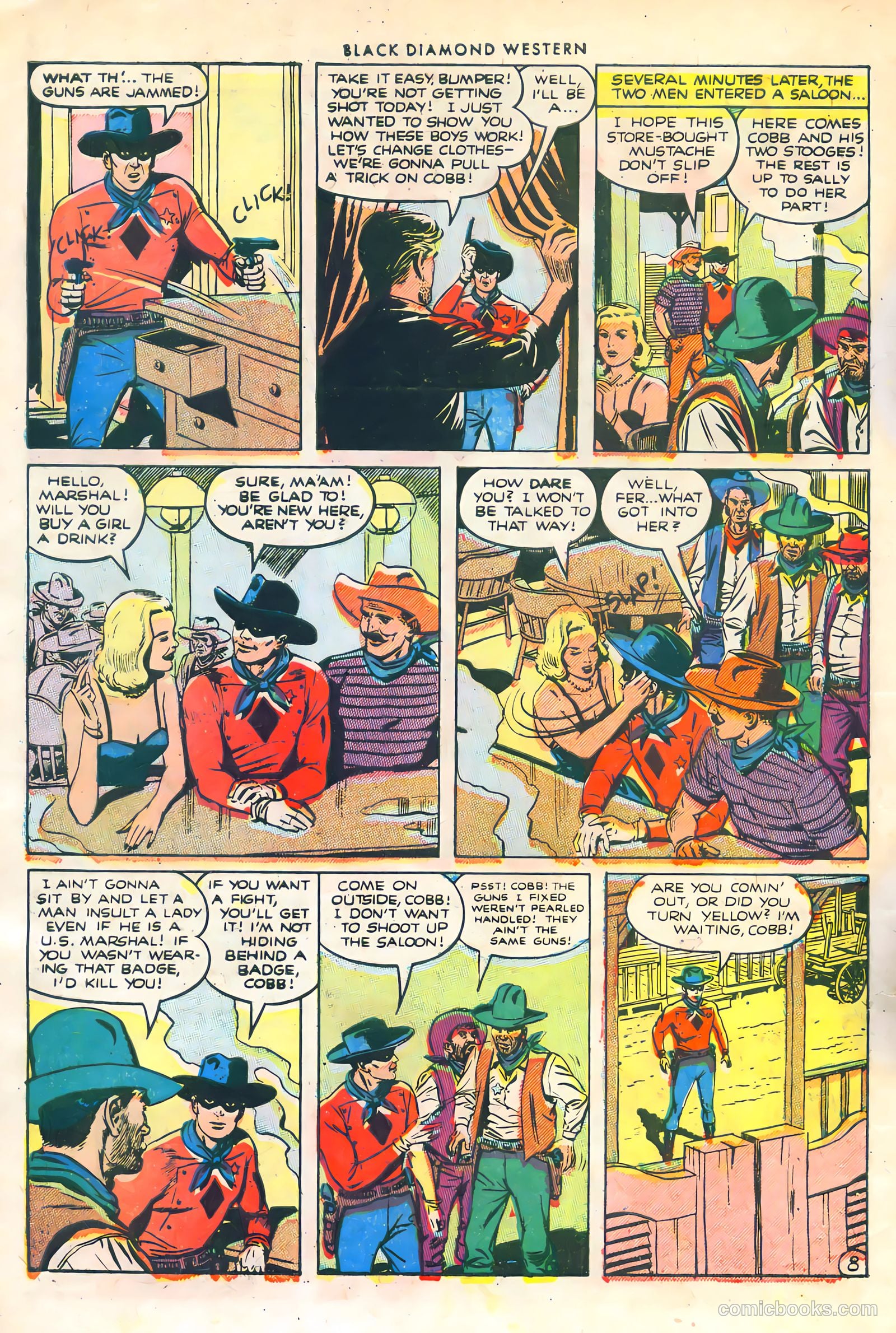 Black Diamond Western #45 (1953) — page 10