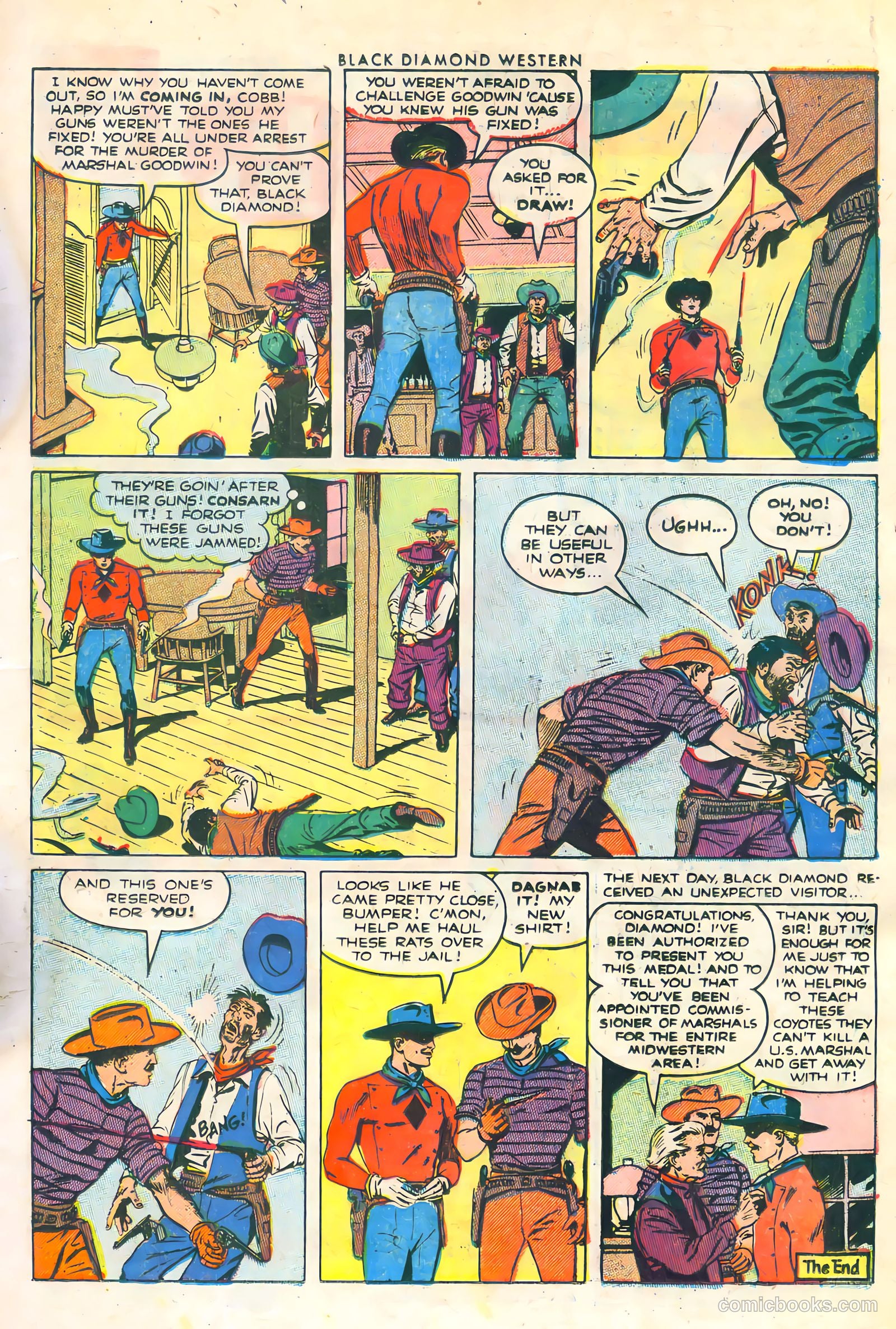 Black Diamond Western #45 (1953) — page 11