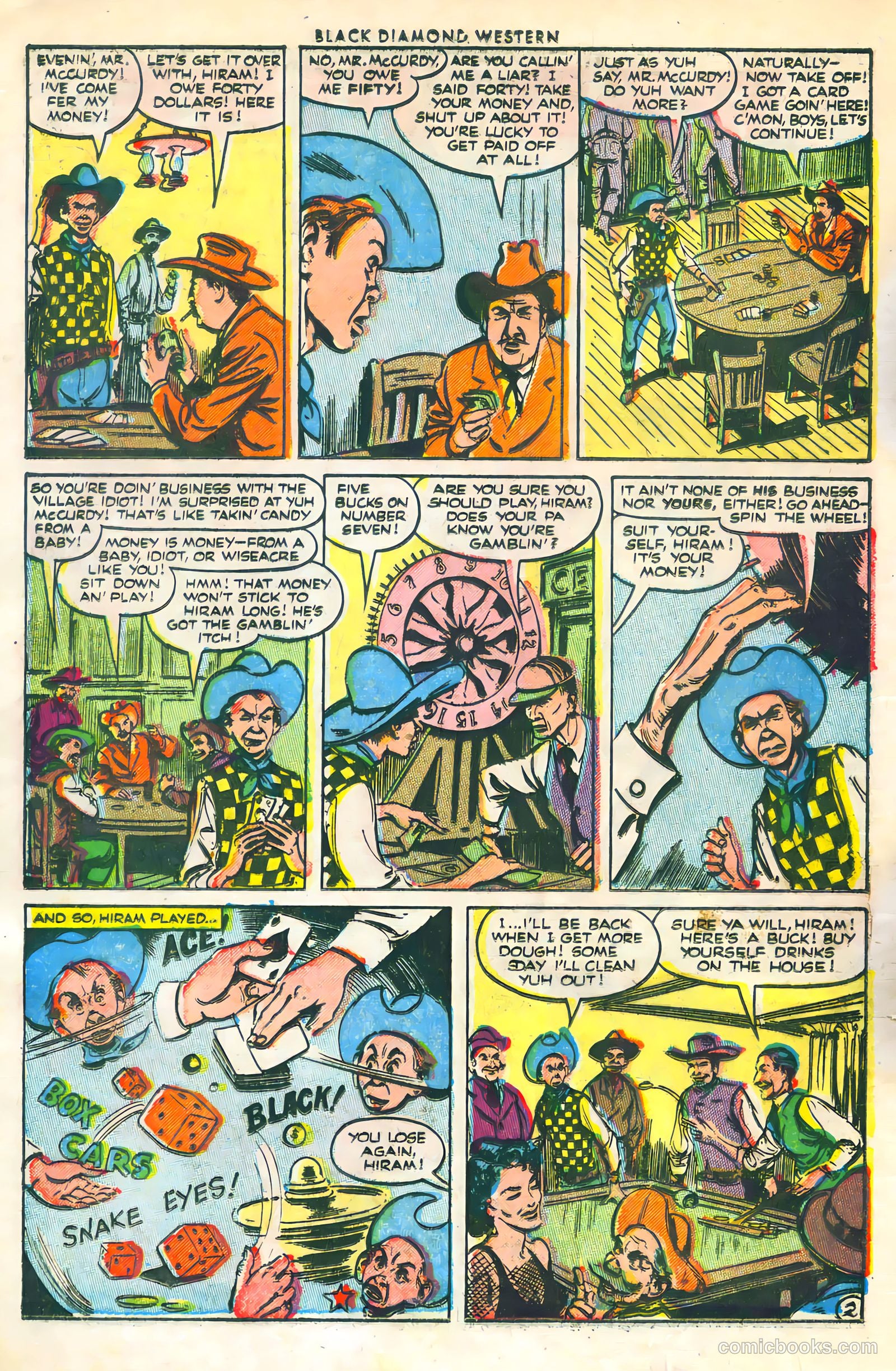 Black Diamond Western #45 (1953) — page 14