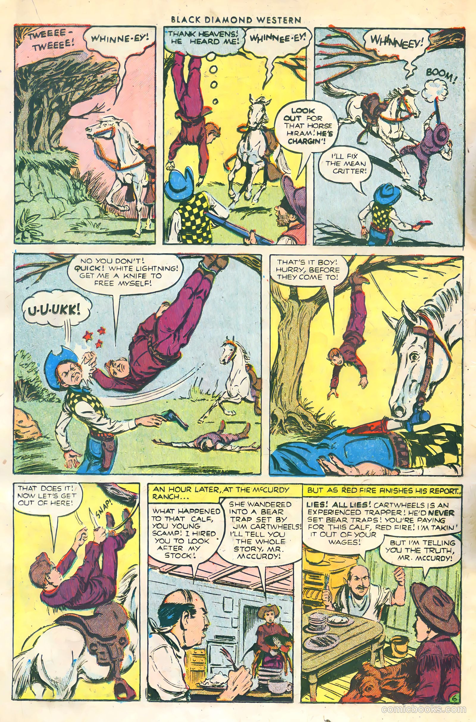 Black Diamond Western #45 (1953) — page 18